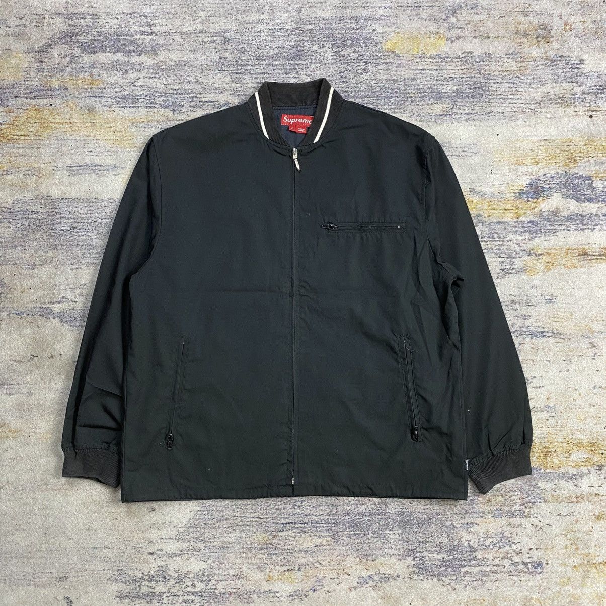 Supreme Vintage Supreme zip up varsity jacket Size US L / EU 52-54 / 3 - 1 Thumbnail