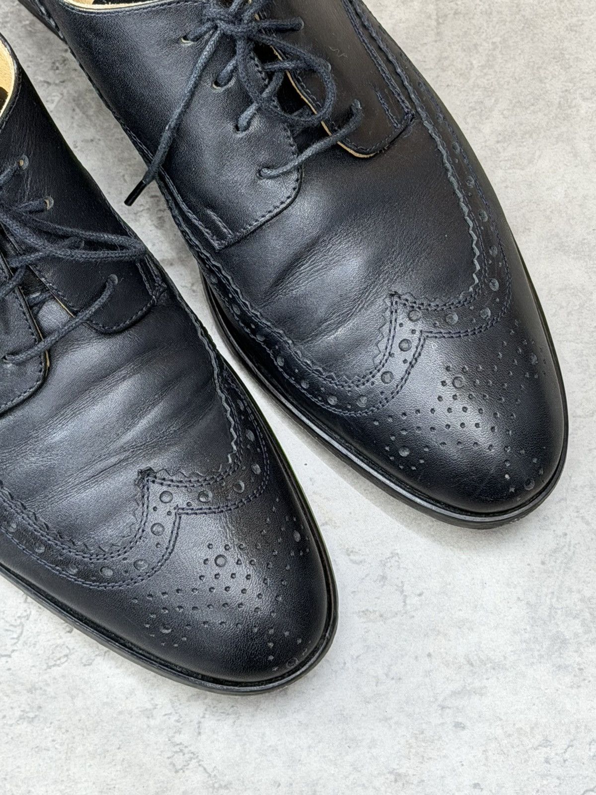 John Galliano John Galliano Black Brogue Derby Shoes EU 44 Size US 11 / EU 44 - 9 Thumbnail