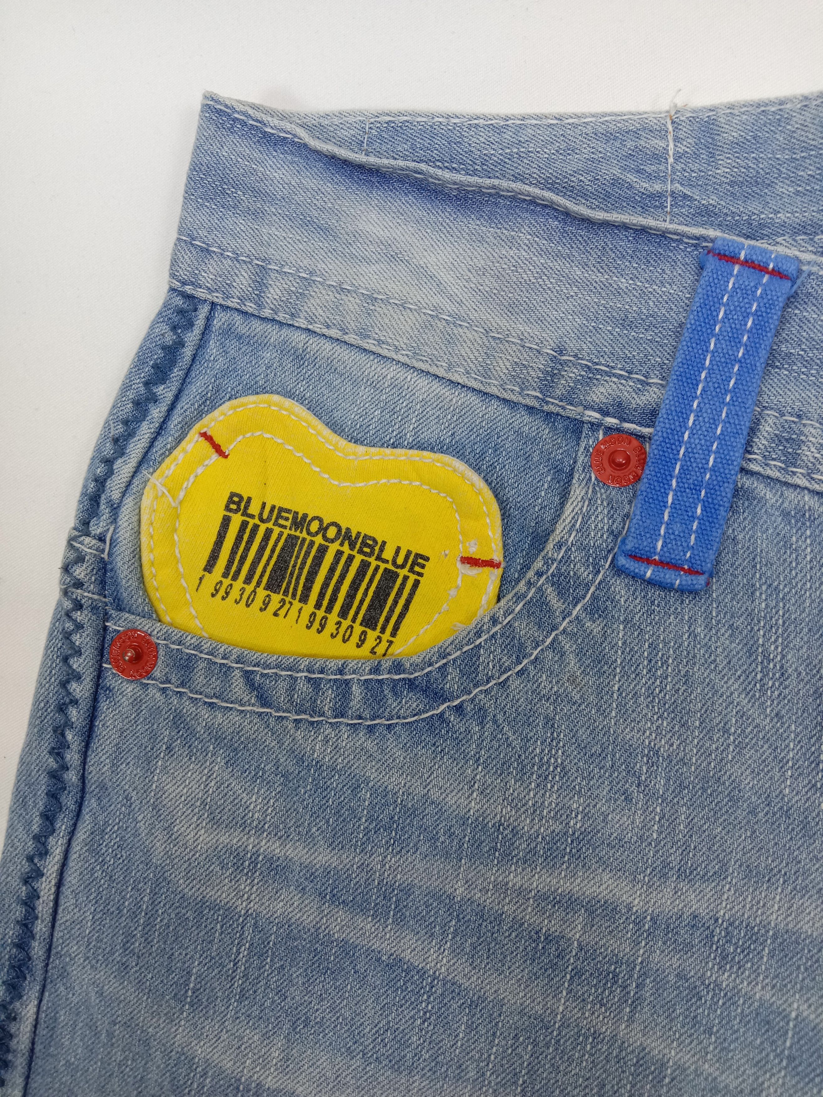 Japanese Brand Vintage Blue Moon Blue Surf Style Jeans Size US 31 - 14 Thumbnail