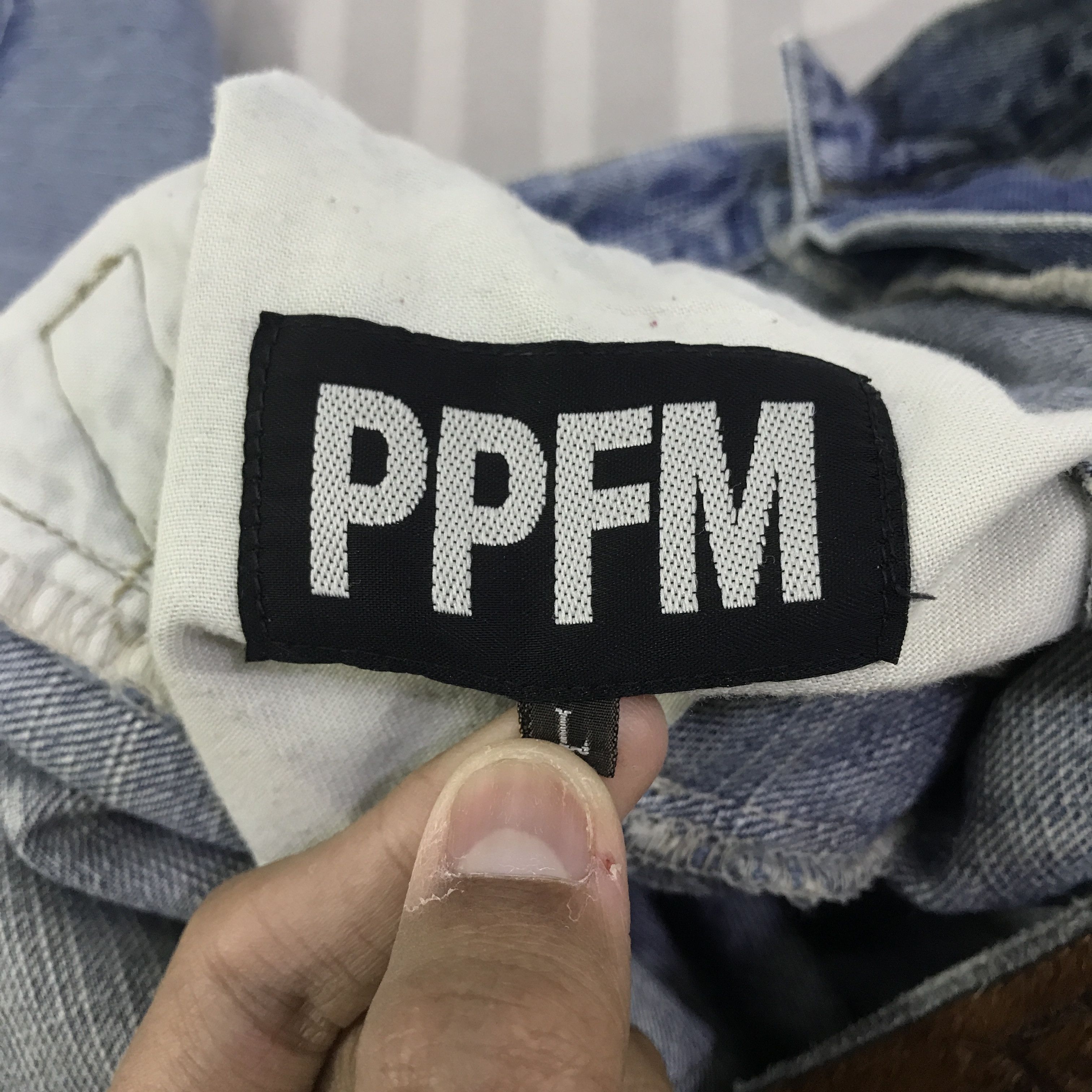 PPFM PPFM Japan Design distressed jeans Pants K130B17 Size US 32 / EU 48 - 17 Thumbnail
