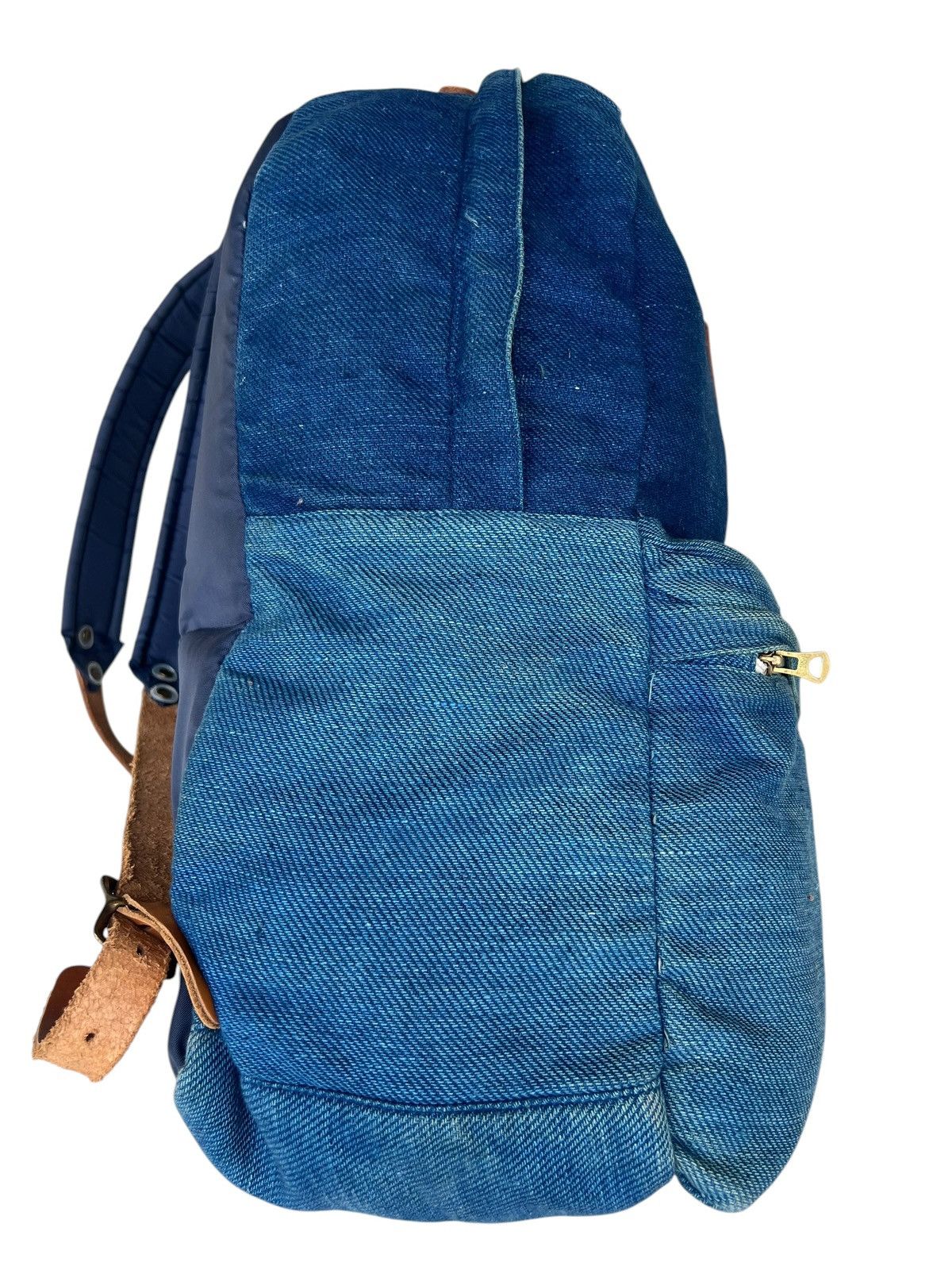 FDMTL FDMTL Japan Fade Patina Indigo Backpack Bag Size ONE SIZE - 11 Thumbnail