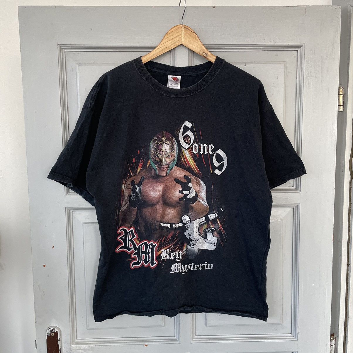 Vintage × WWE 2000s REY MYSTERIO 619 RARE FADED WRESTLING TEE y2k Size US XL / EU 56 / 4 - 2 Thumbnail
