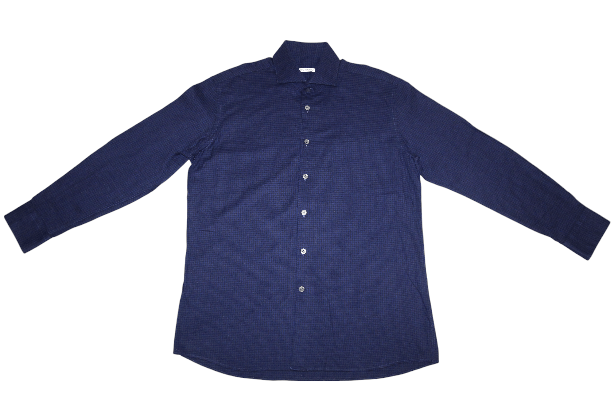 Barba Napoli Artu Napoli Club-collar Checkered Flannel Casual Shirt Size US XL / EU 56 / 4 - 5 Thumbnail