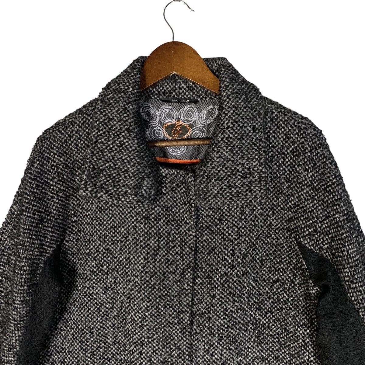 Vintage Beatrice B Italian Designer Long Coat Size M