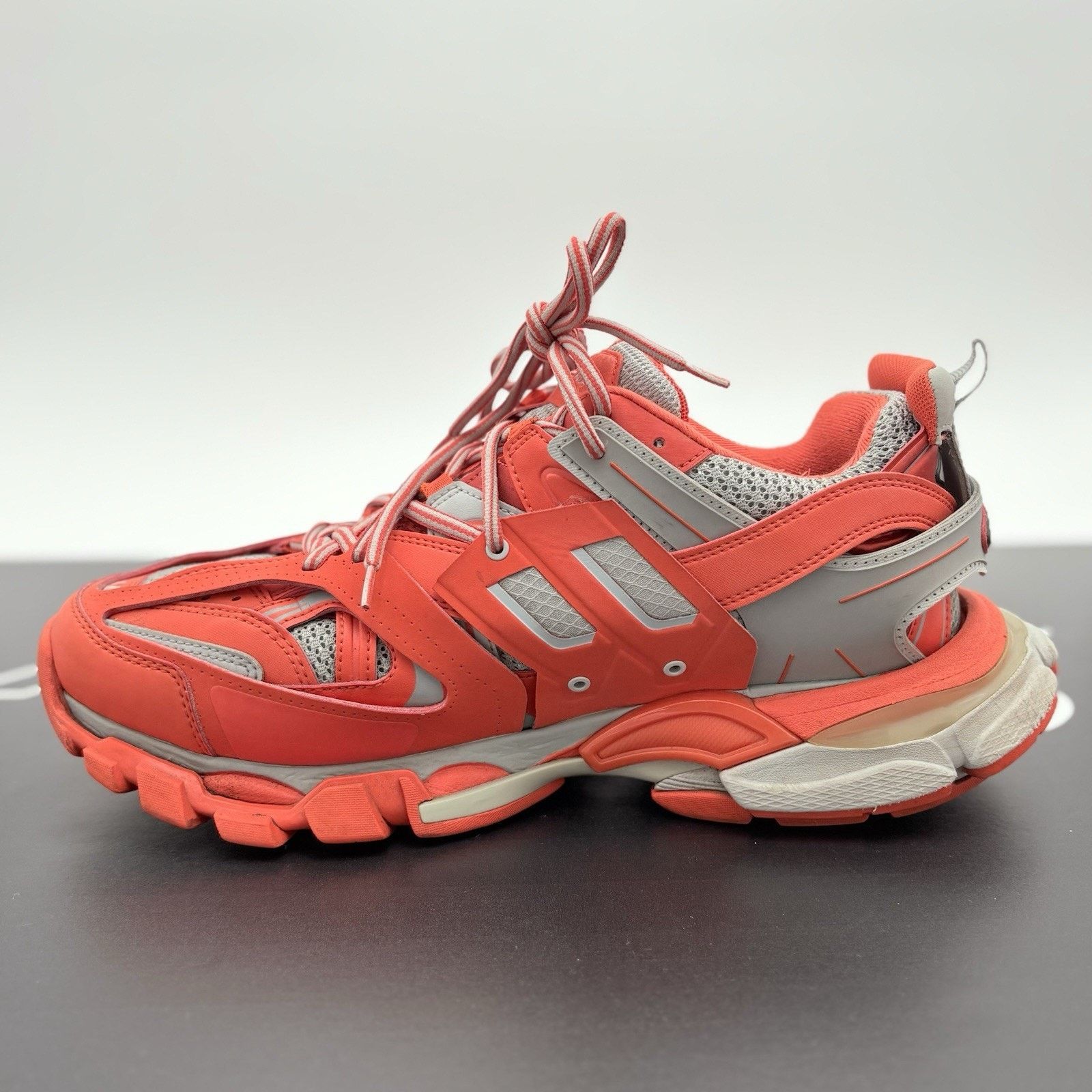 Balenciaga Balenciaga Track Sneaker ' Orange Grey ' | GREAT CONDITION! Size US 11 / EU 44 - 4 Thumbnail