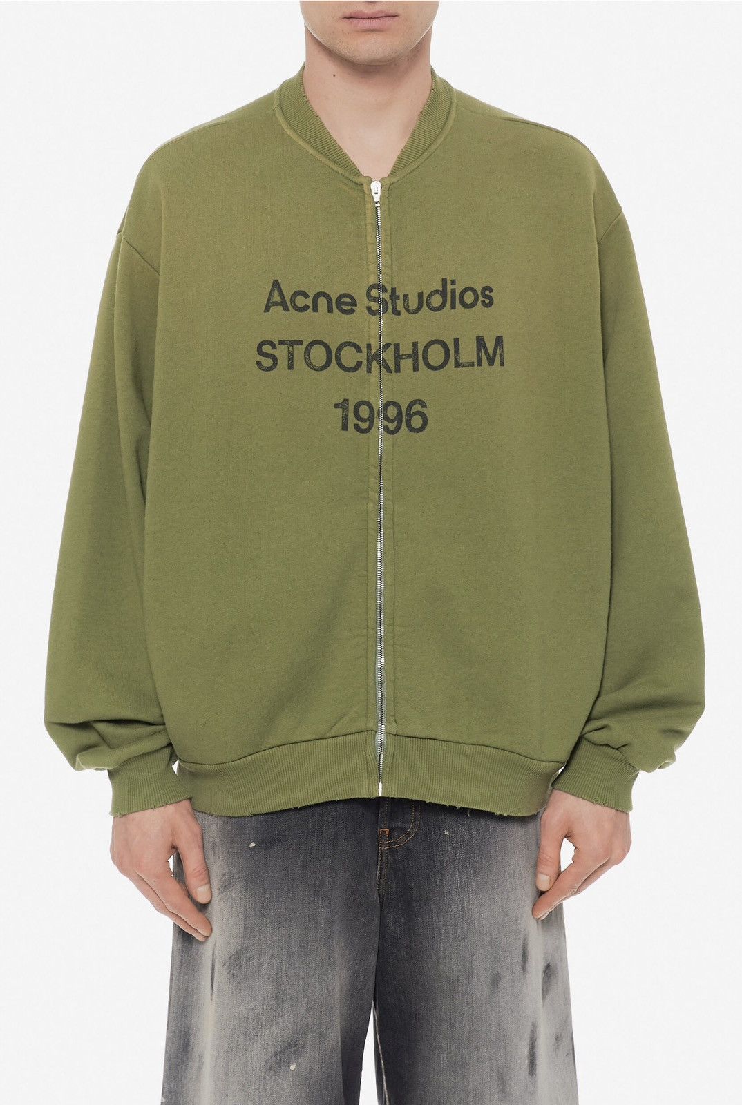 Acne Studios Acne Studios Stockholm 1996 Zip Up Sweatshirt Size US XL / EU 56 / 4 - 1 Thumbnail