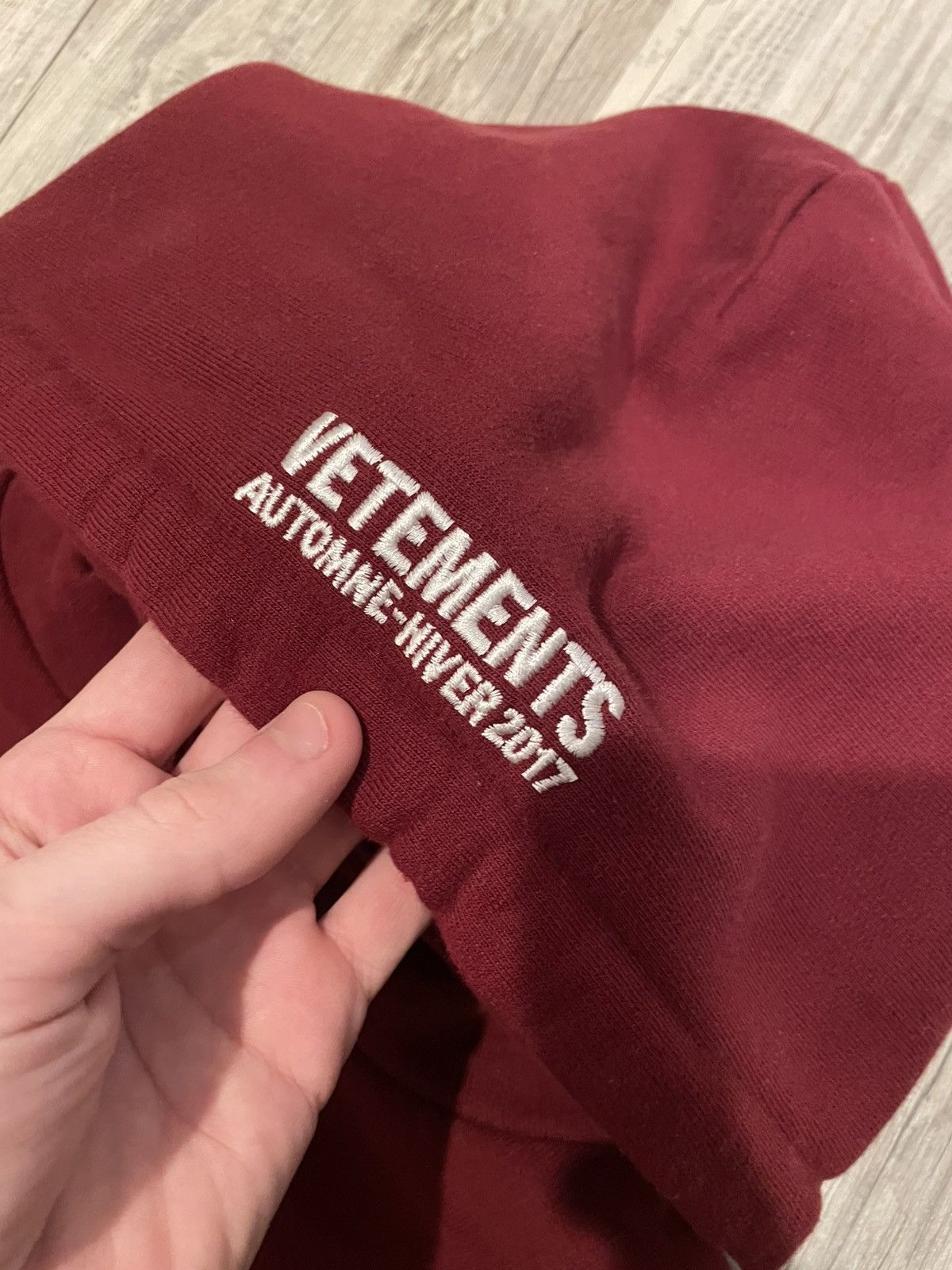 Vetements Vetements may the bridges i burn cropped hoodie Size US XS / EU 42 / 0 - 3 Thumbnail