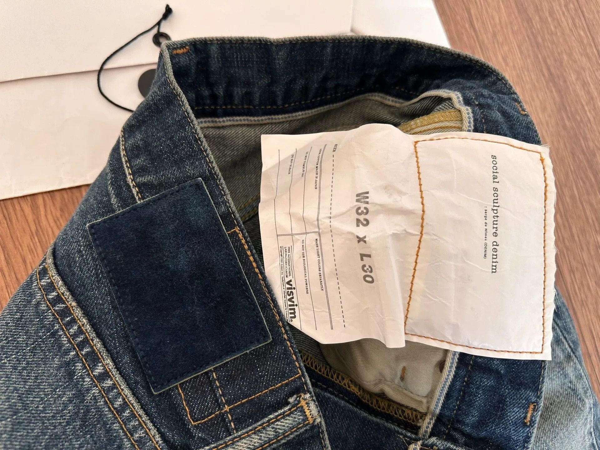 Visvim VISVIM SOCIAL SCULPTURE 03 DAMAGED-21 Size US 32 / EU 48 - 3 Thumbnail