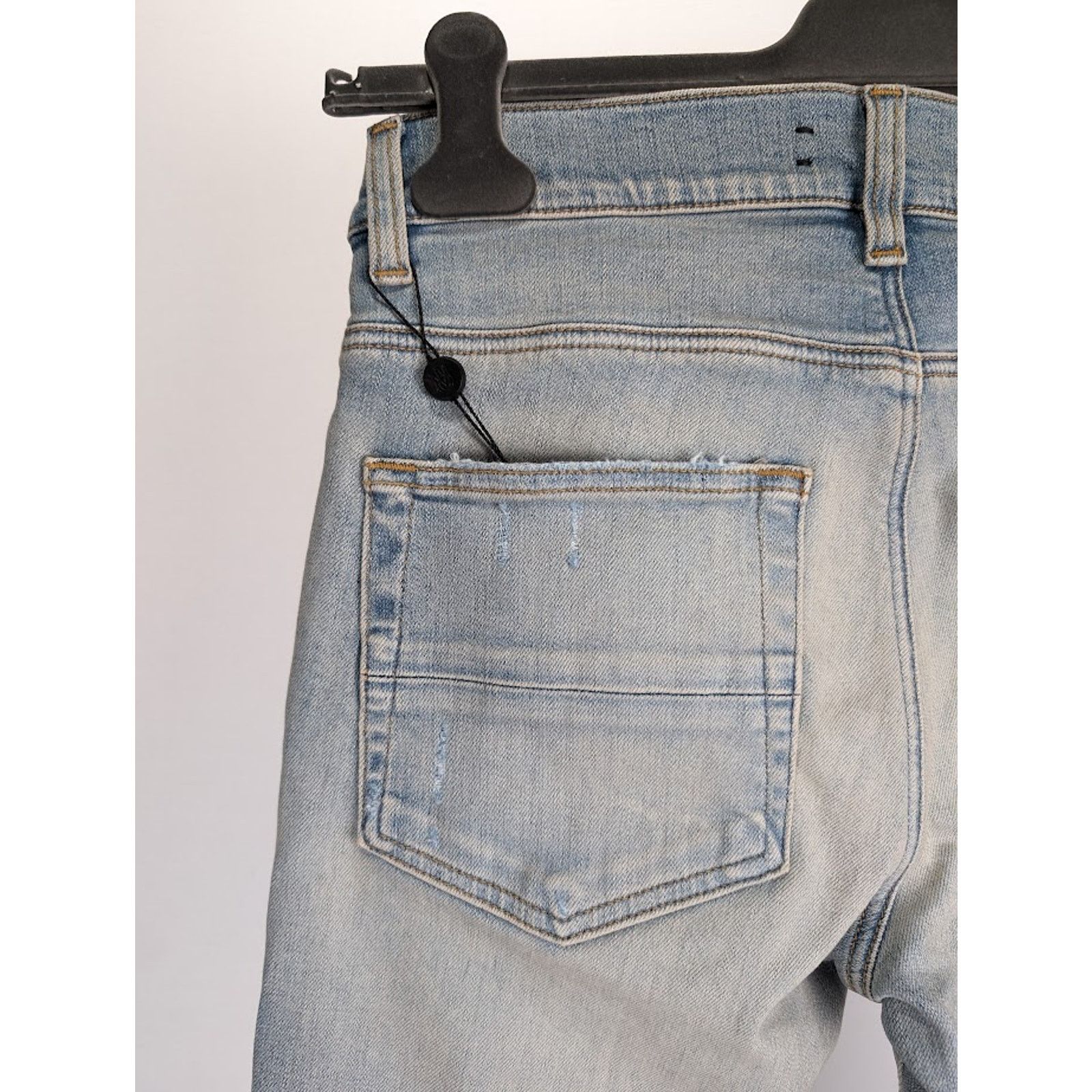 Amiri o1rshd1 MX1 Suede Jeans in Antique Indigo Size US 31 - 15 Thumbnail