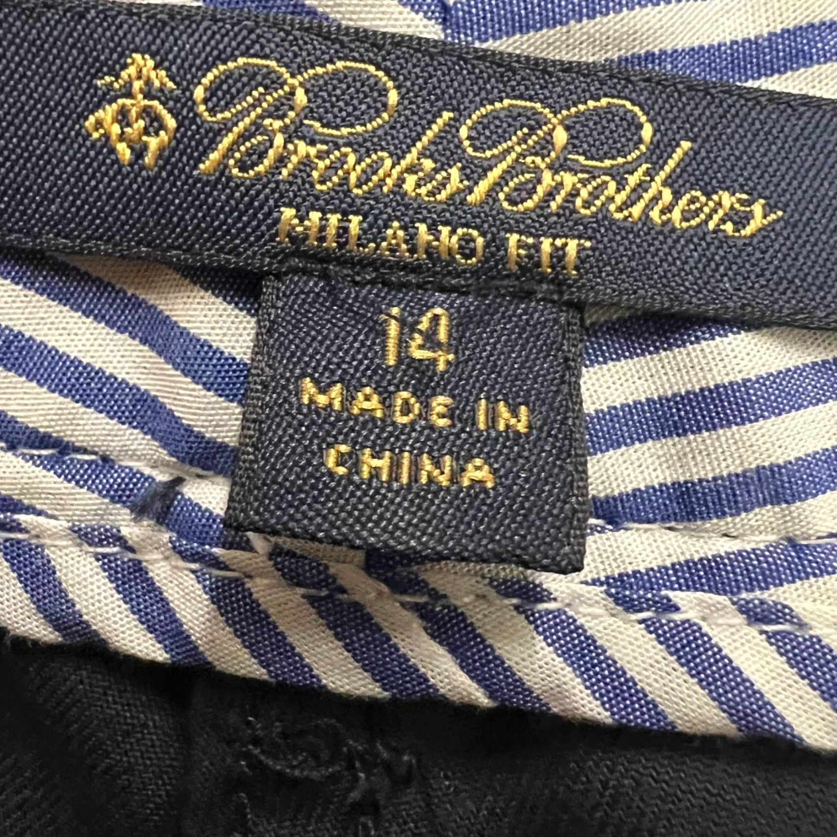 Brooks Brothers Brooks Brothers Pants Womens 14 Blue 38X29 Knit Chino Flat Front Relaxed Straight 90s City Preppy Size 36" / US 14 / IT 50 - 7 Thumbnail