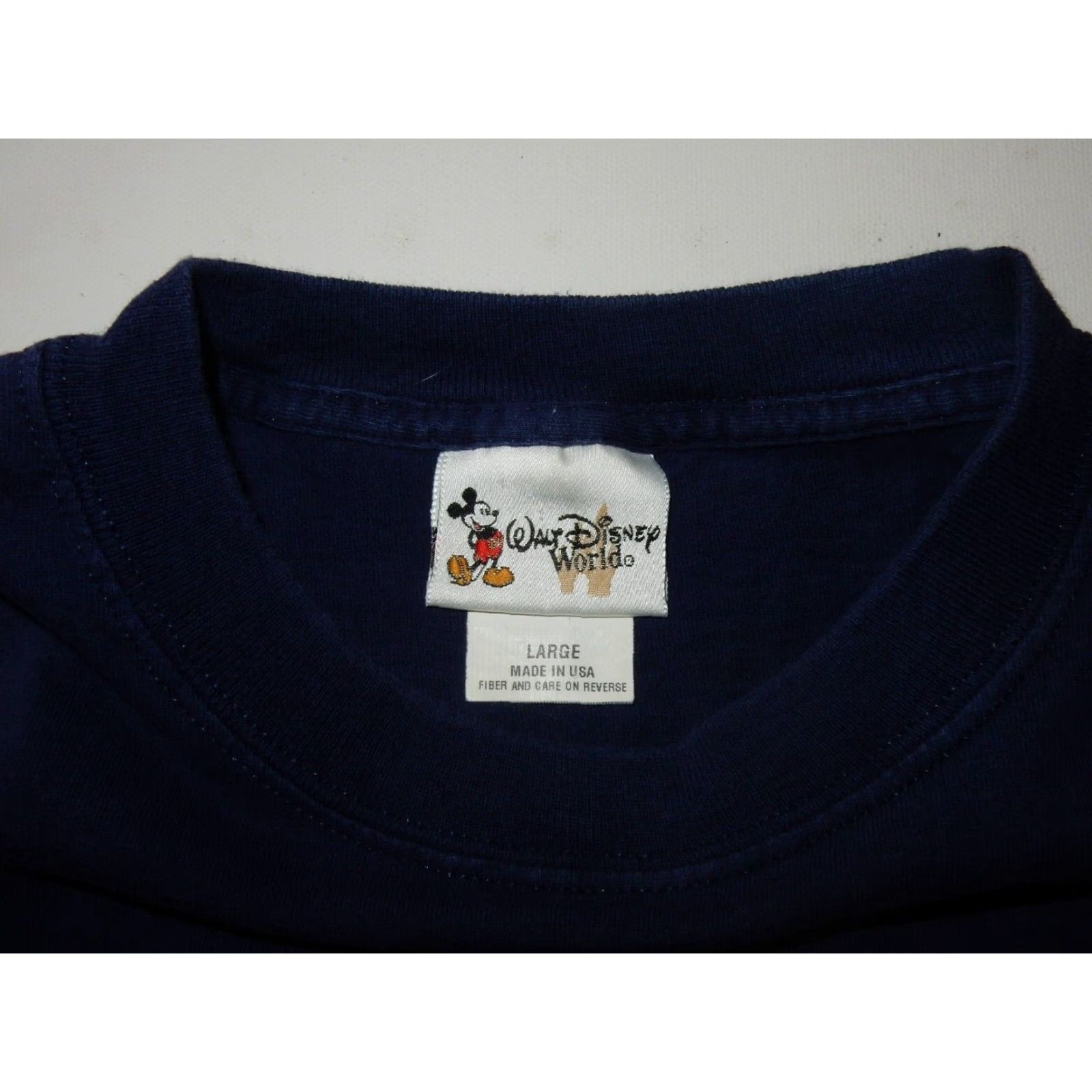 Disney VINTAGE Disney Men's T Shirt Short Sleeve Cotton Size L Blue Size US L / EU 52-54 / 3 - 2 Thumbnail