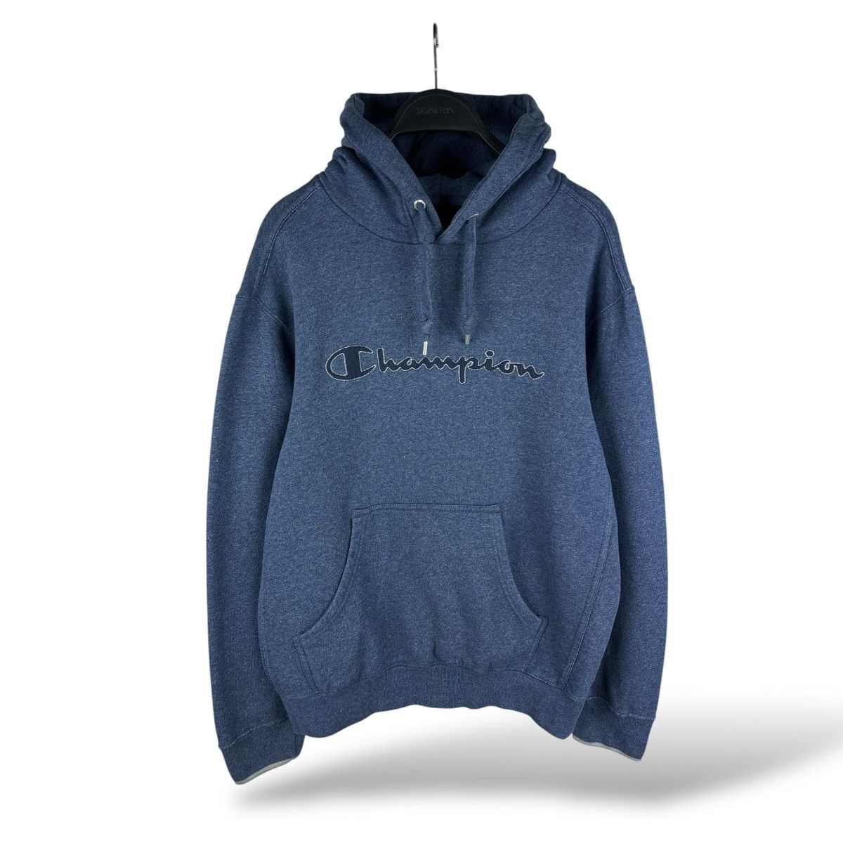Champion Vintage Champion Big Logo Men’s Hoodie Blue Size US L / EU 52-54 / 3 - 1 Thumbnail