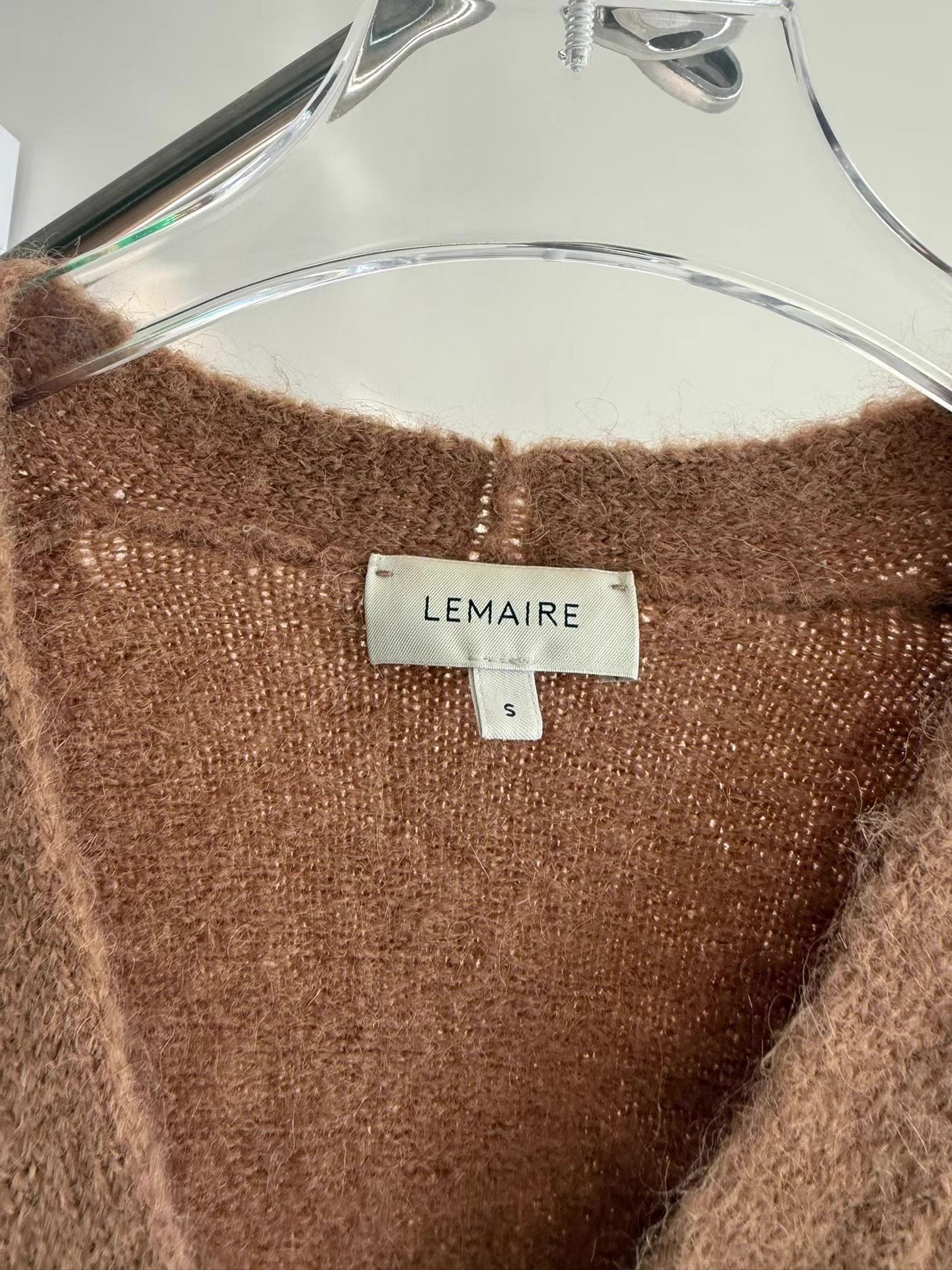 Lemaire Lemaire camel mohair cardigan Q17 Size US S / EU 44-46 / 1 - 2 Thumbnail