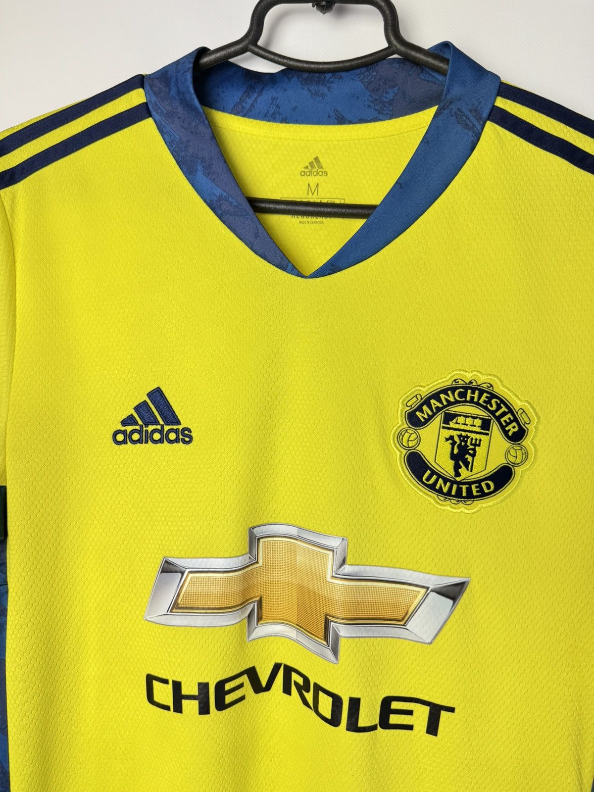 Adidas Manchester United 2020 2021 Goalkeeper Shirt Soccer Jersey Size US M / EU 48-50 / 2 - 3 Thumbnail