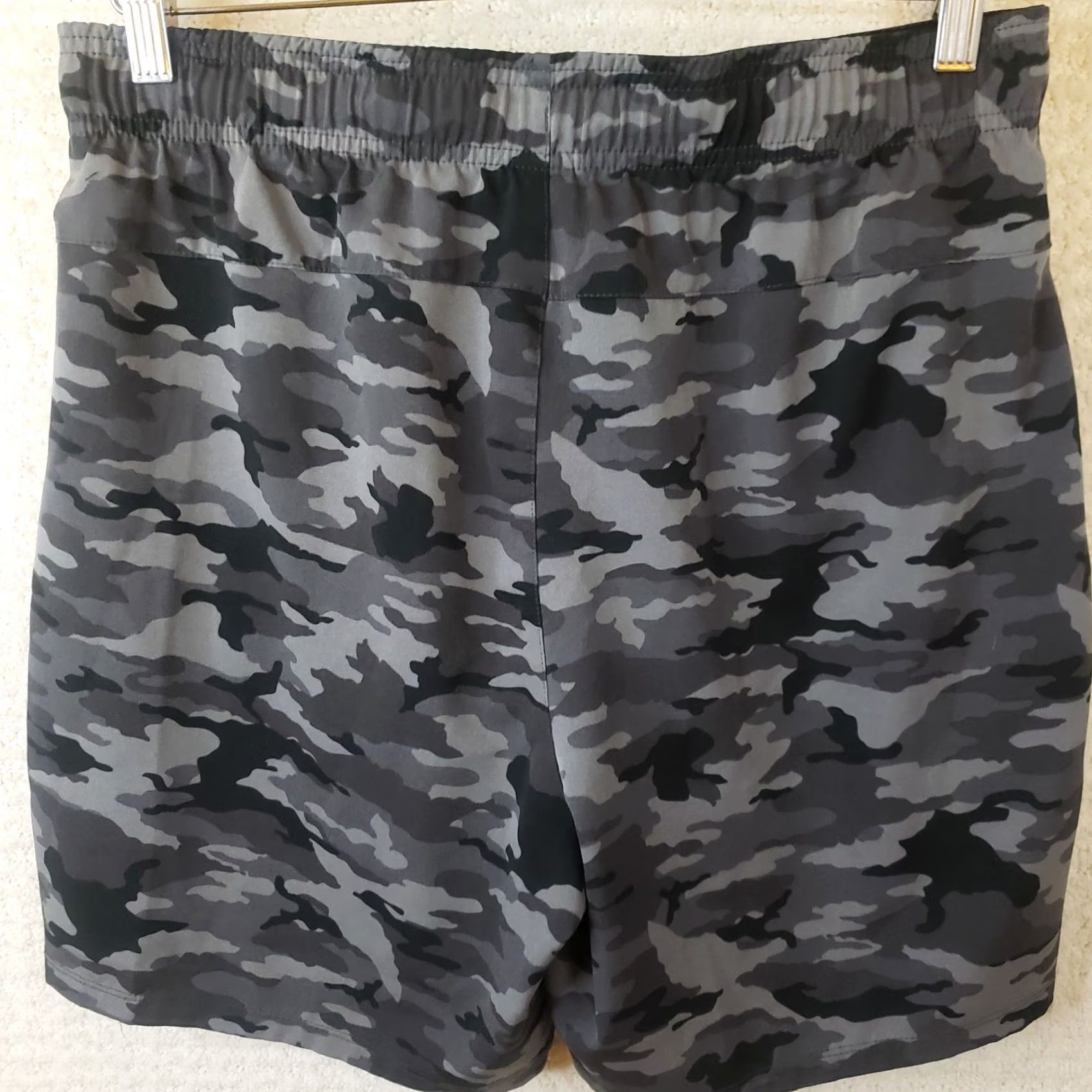 Vintage 90 Degree By Reflex Black Camo Stretch Athletic Running Shorts Mens M Size US 31 - 5 Thumbnail