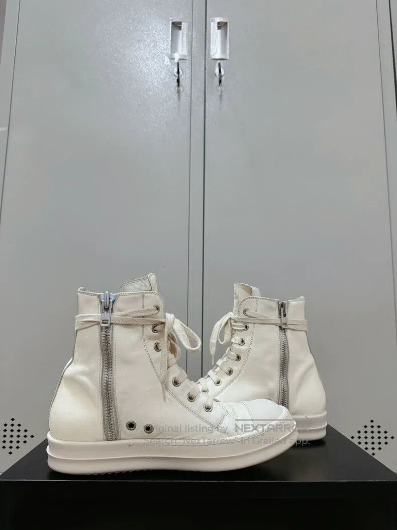 Rick Owens Rick Owens Ivory cowhide Converse Size US 6 / EU 39 - 5 Thumbnail