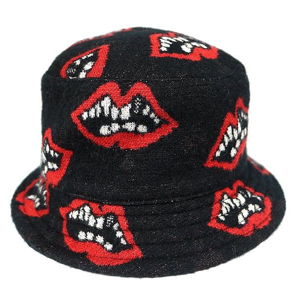 Chrome Hearts Chrome Hearts Chomper Print Cashmere Bucket Hat Size ONE SIZE - 2 Thumbnail