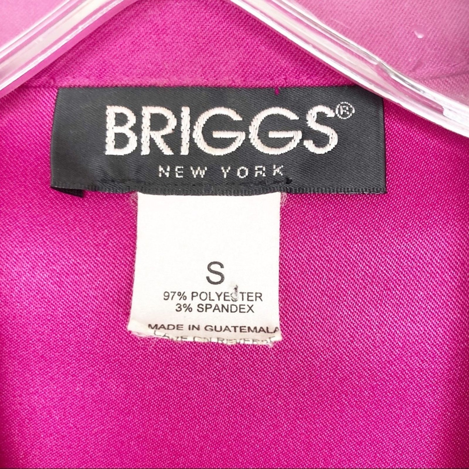 Vintage Vintage Briggs Hot Pink Blazer Sz S Size M / US 6-8 / IT 42-44 - 2 Thumbnail