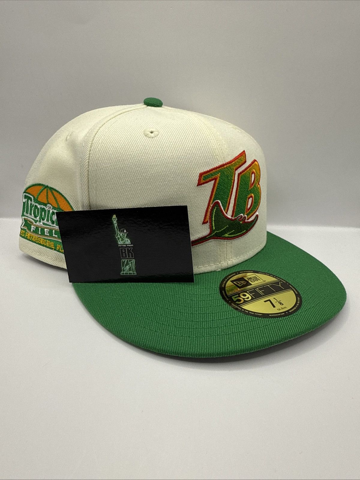 Hat Club Hatclub Tropicana Tampa bay Rays size 7 1/8 Size ONE SIZE - 1 Thumbnail