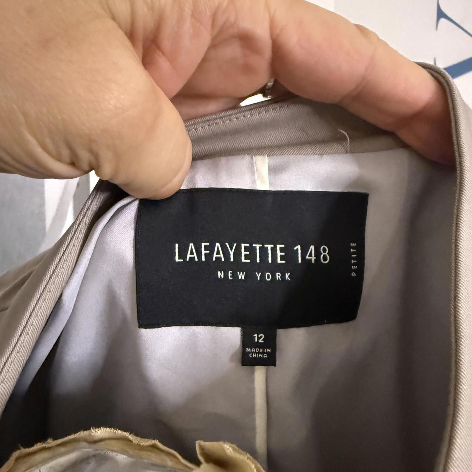 Lafayette 148 Lafayette 148 Tan Blazer Size 12 Size XL / US 12-14 / IT 48-50 - 3 Thumbnail