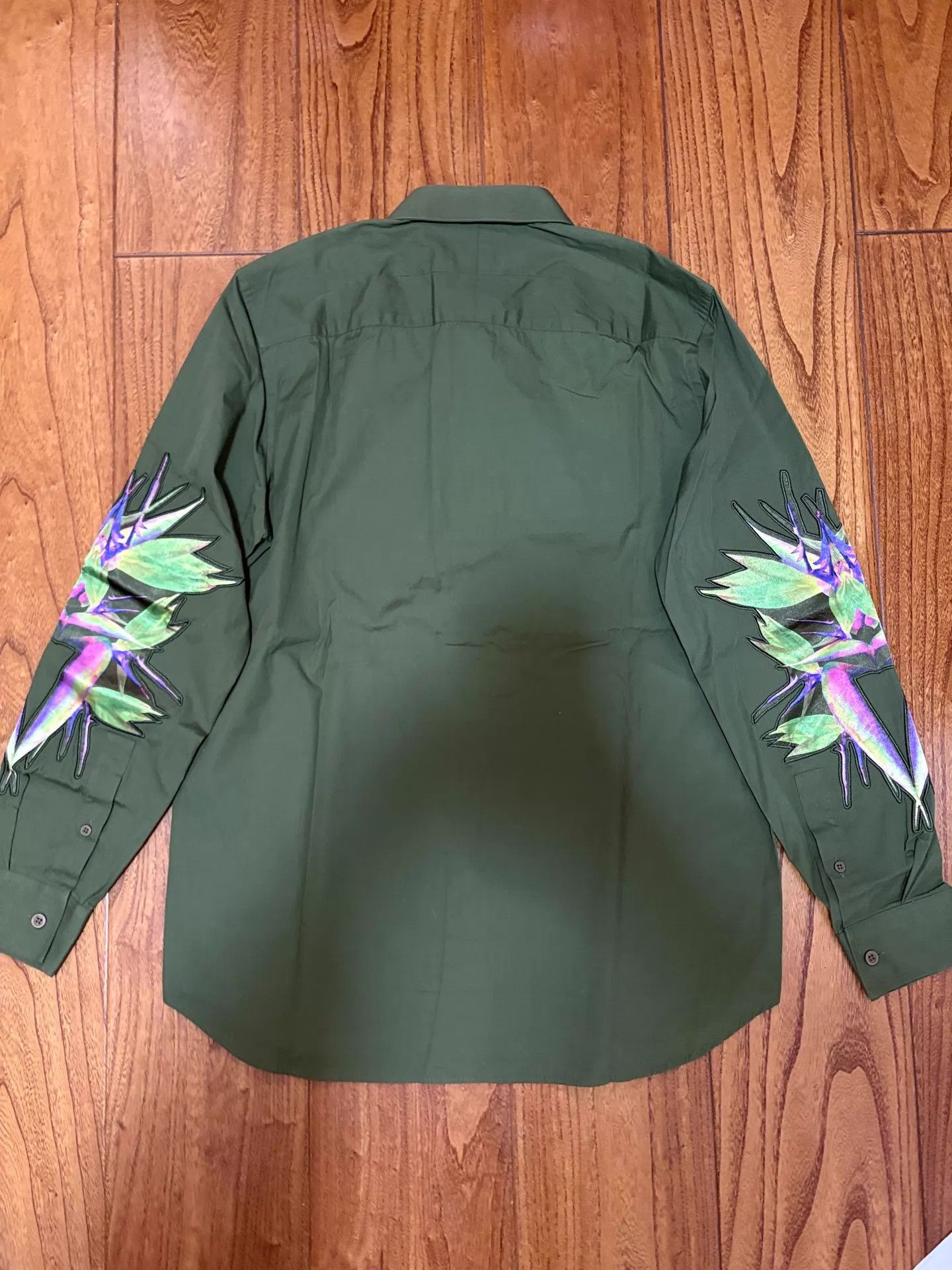 Givenchy GVC Paradise Bird Embroidered LS Shirt S Runway New Size US S / EU 44-46 / 1 - 2 Thumbnail