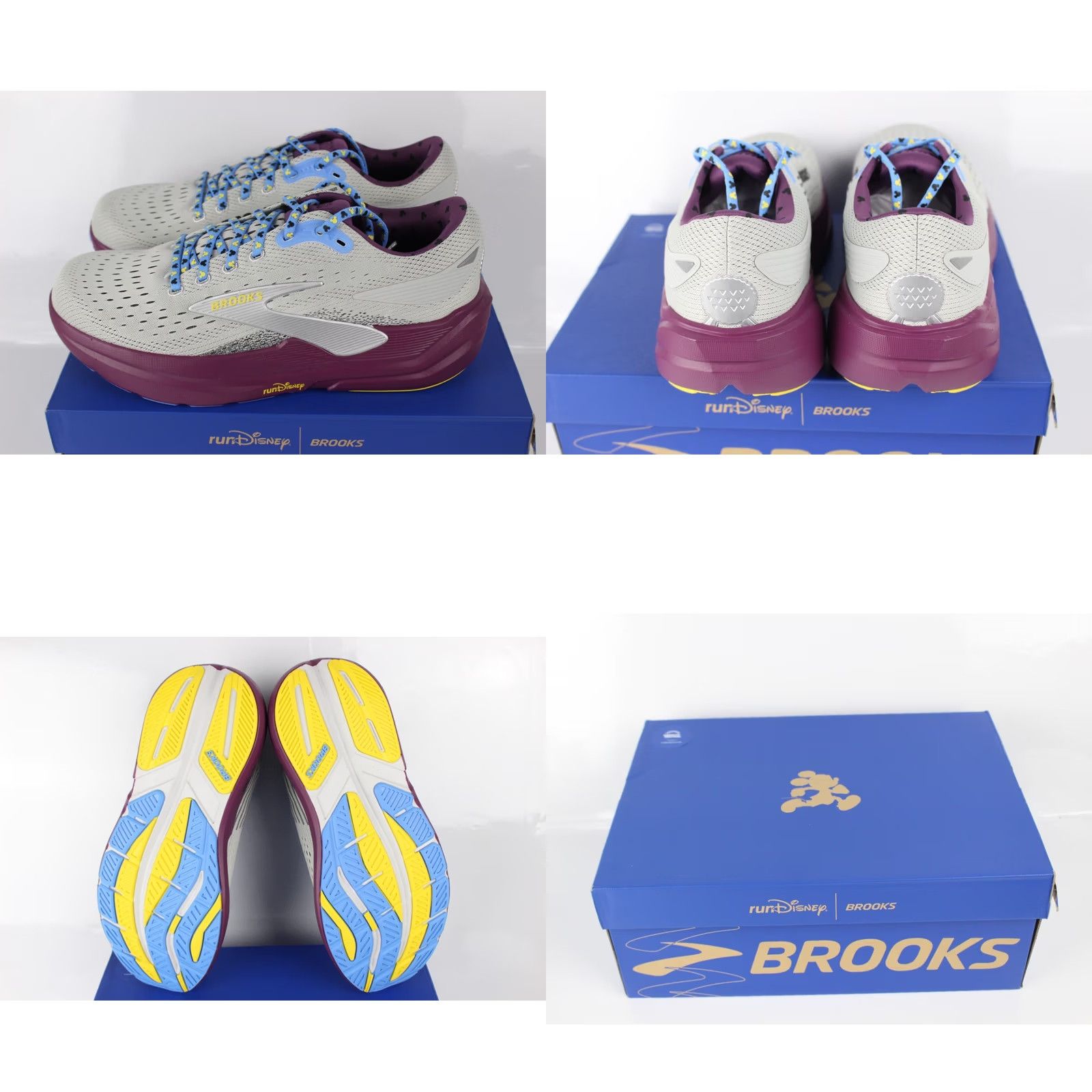 Brooks Brooks Ghost Max 3 Wine & Dine 2025 Women's Size 11.5 Grey Athletic Shoe Size US 10 / IT 40 - 8 Thumbnail