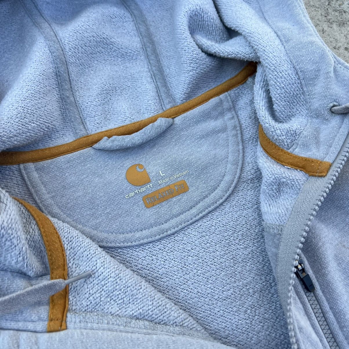 Carhartt × Vintage CARHARTT WIP BASIC LOGO HOODIE Size US L / EU 52-54 / 3 - 5 Thumbnail