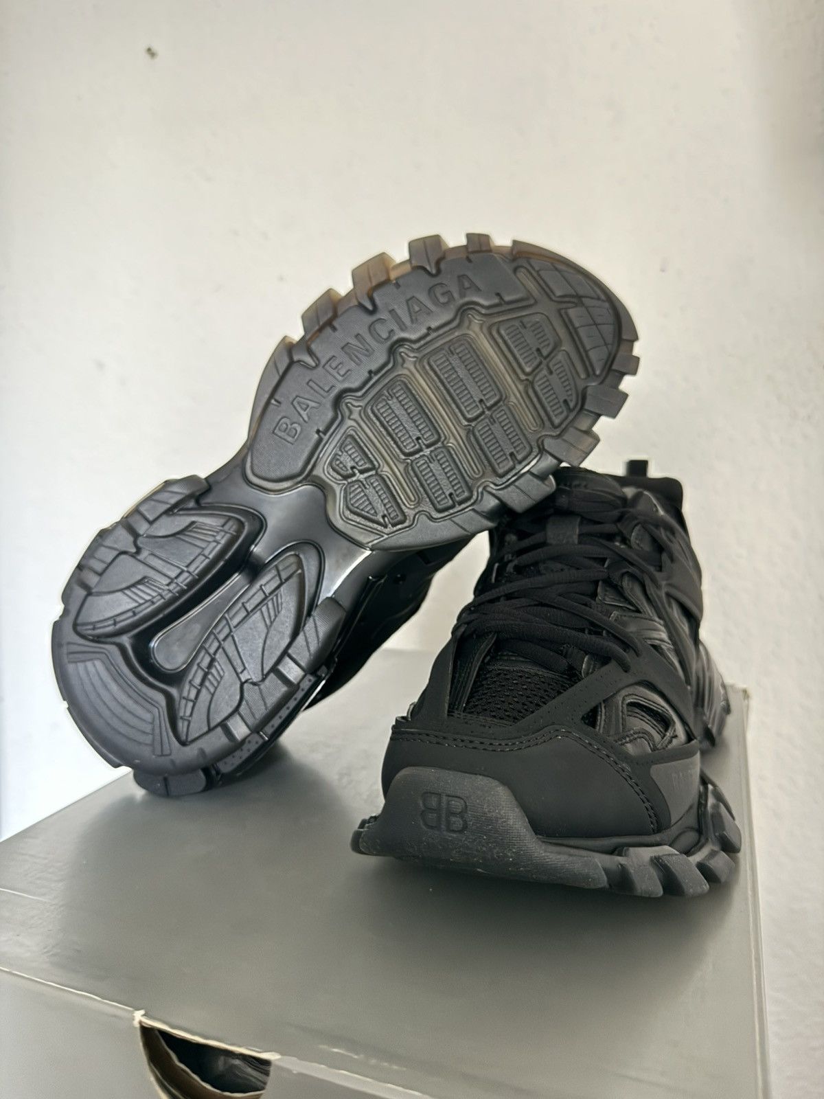 Balenciaga Balenciaga Track Sneaker Black Clear Sole Size US 9 / EU 42 - 7 Thumbnail