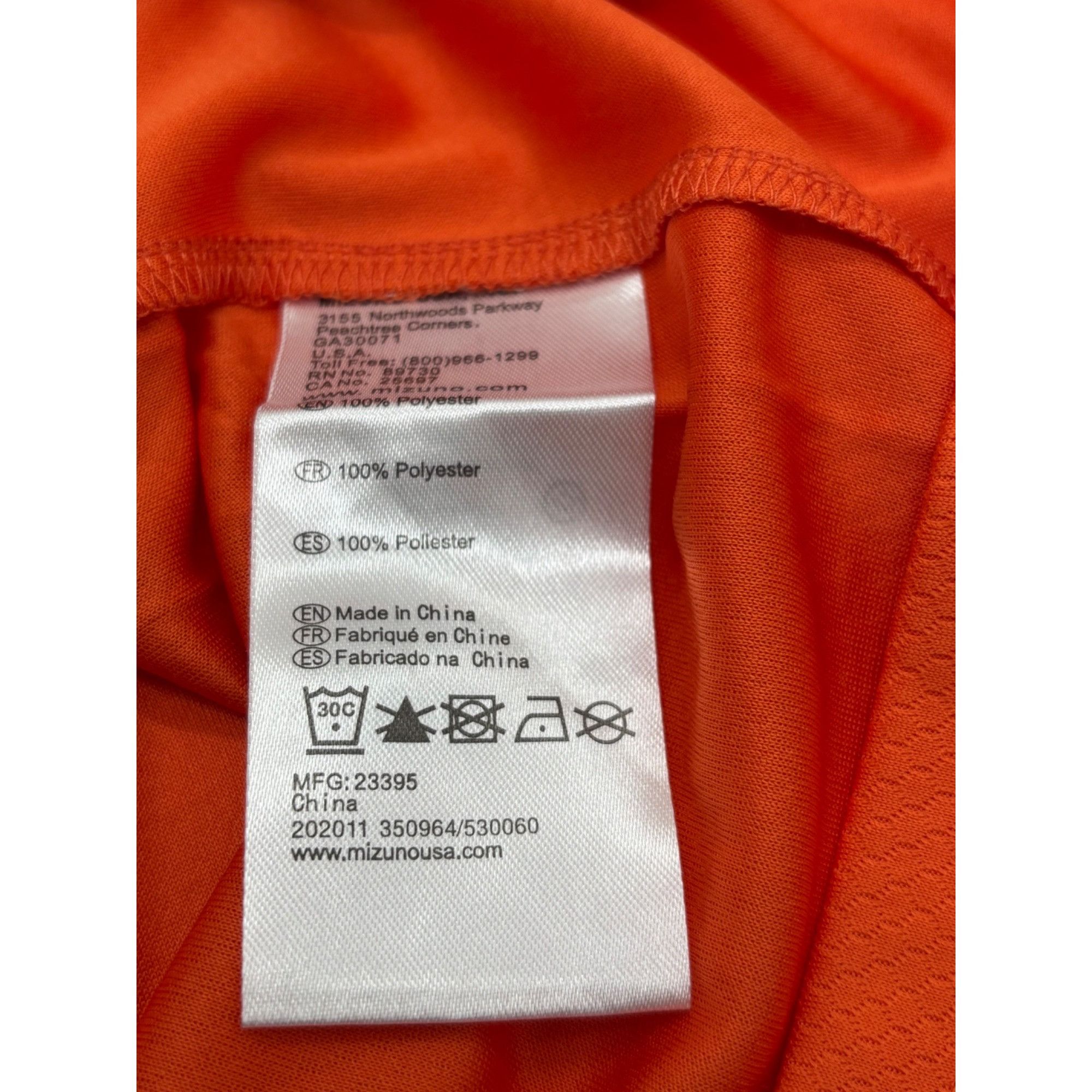 Mizuno Mizuno Women’s Softball Crew Neck Jersey, Orange, Sz. M Size M / US 6-8 / IT 42-44 - 8 Thumbnail