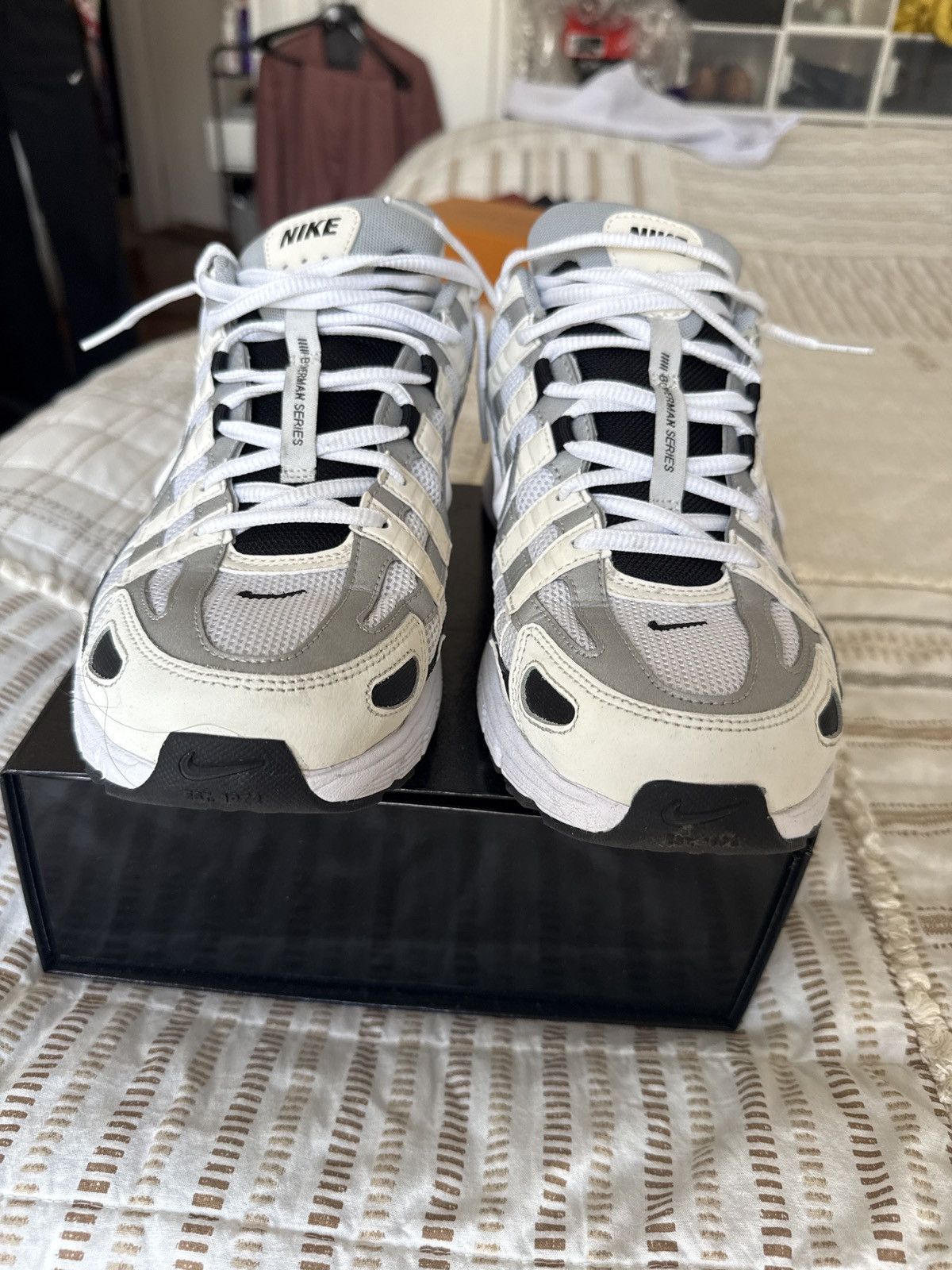 Nike Nike P-6000 Bowerman Series ‘Sail Wolf Grey’ Size US 11.5 / EU 44-45 - 4 Thumbnail