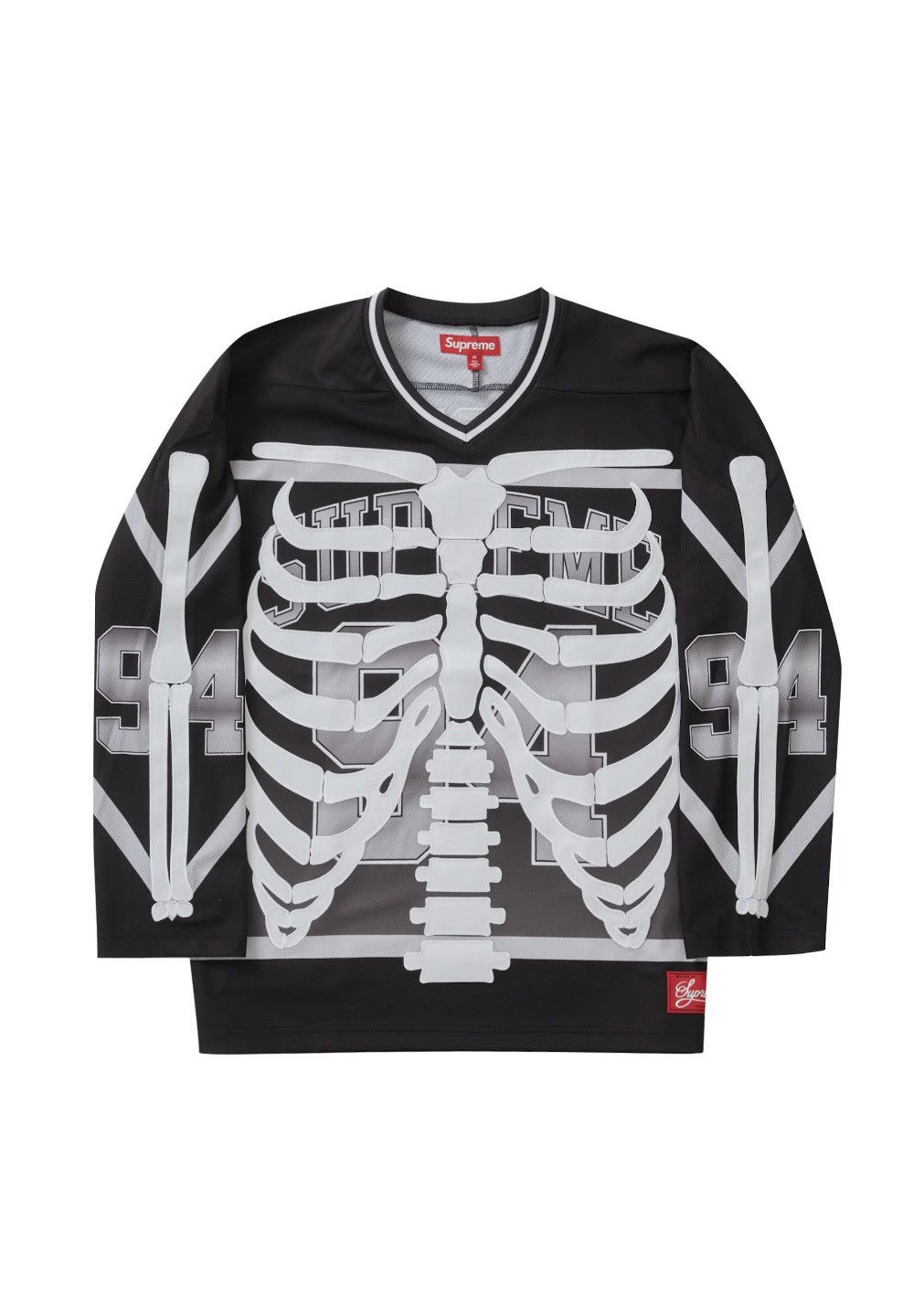Supreme Hockey Jersey Bones | Grailed
