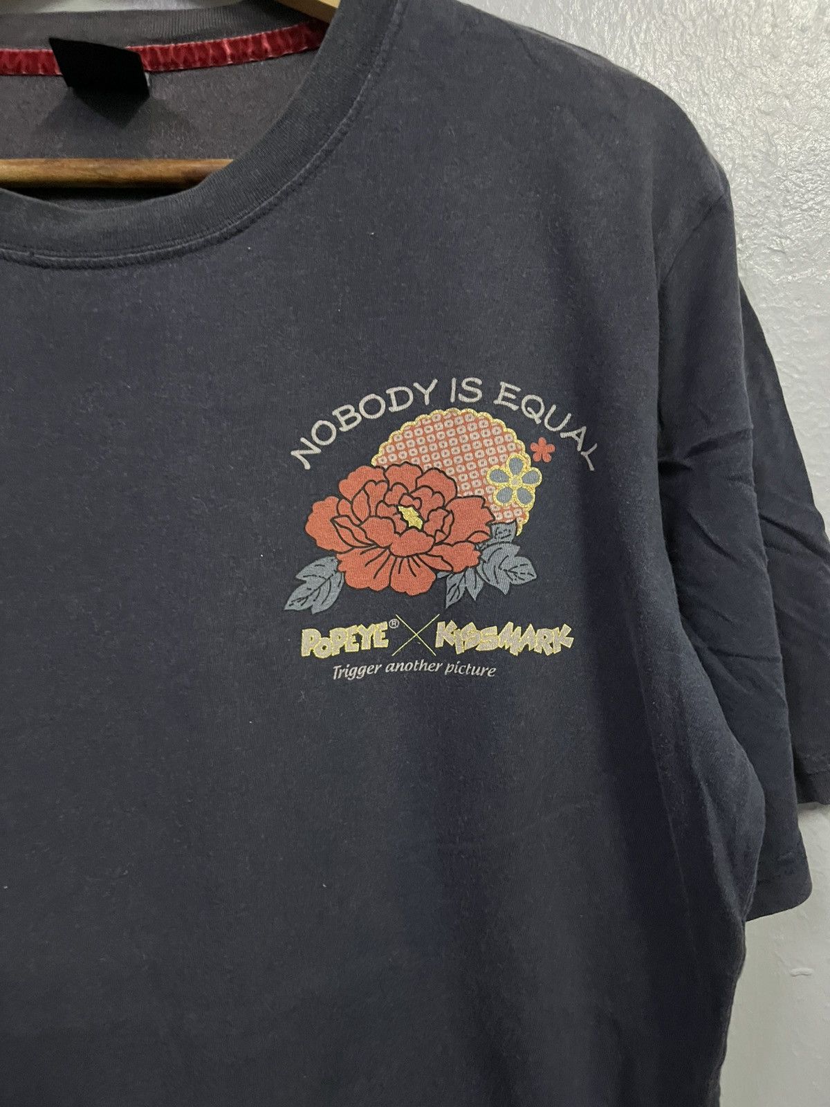 Japanese Brand VINTAGE POPEYE X KISSMARK TEE Size US L / EU 52-54 / 3 - 4 Thumbnail