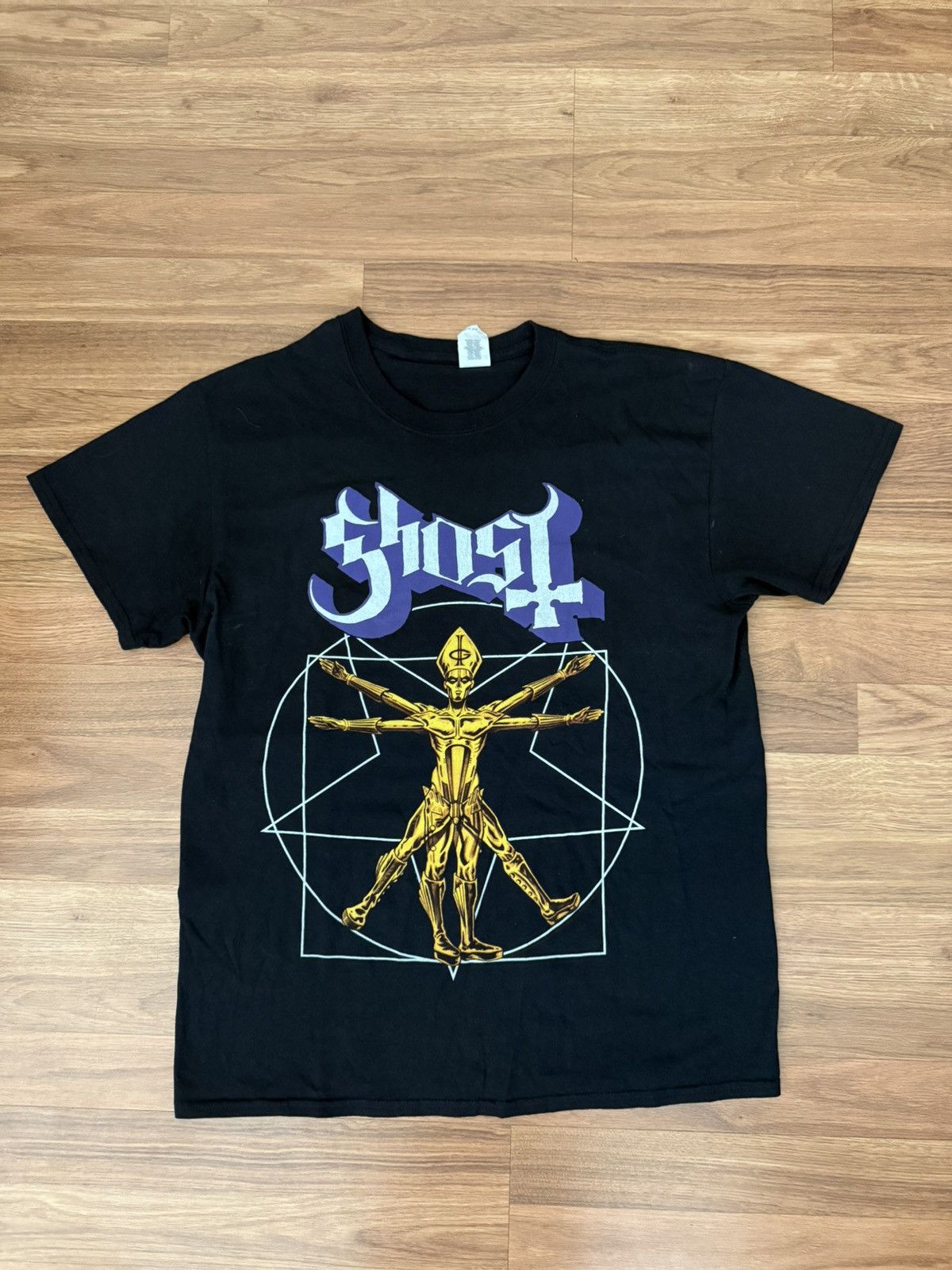 Vintage Ghost popestar tour shirt swedish rock band tee 2016 Size US M / EU 48-50 / 2 - 1 Thumbnail