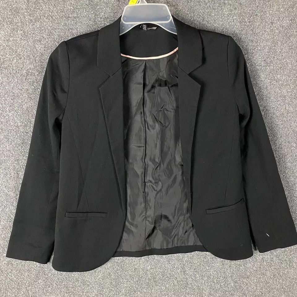 H&M H&M Blazer Women's Size 2 Polyester Blend Adults No Buttons Size XS / US 0-2 / IT 36-38 - 1 Thumbnail