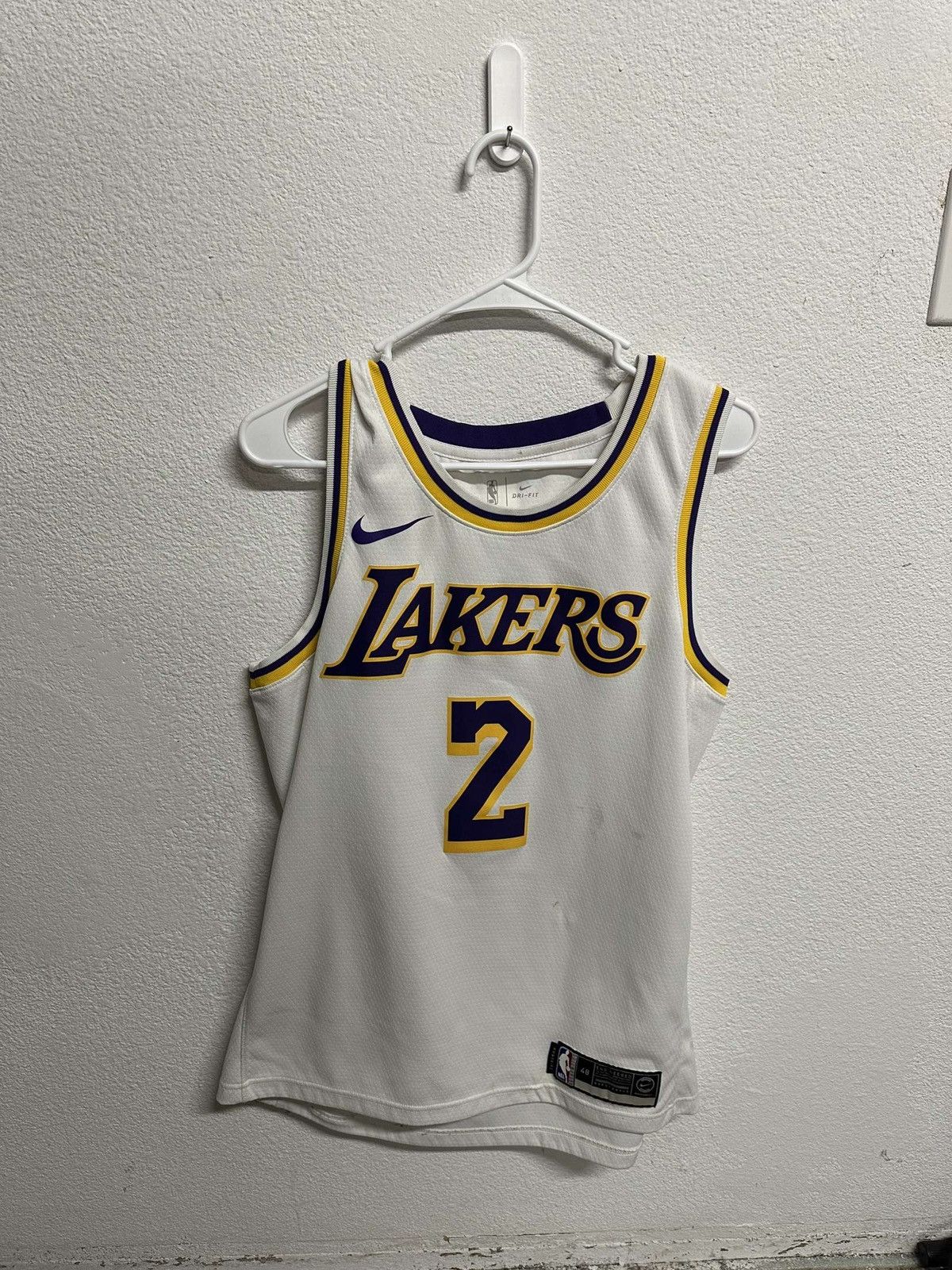 NBA Lakers Lonzo Ball Basketball Jersey Size US L / EU 52-54 / 3 - 1 Thumbnail