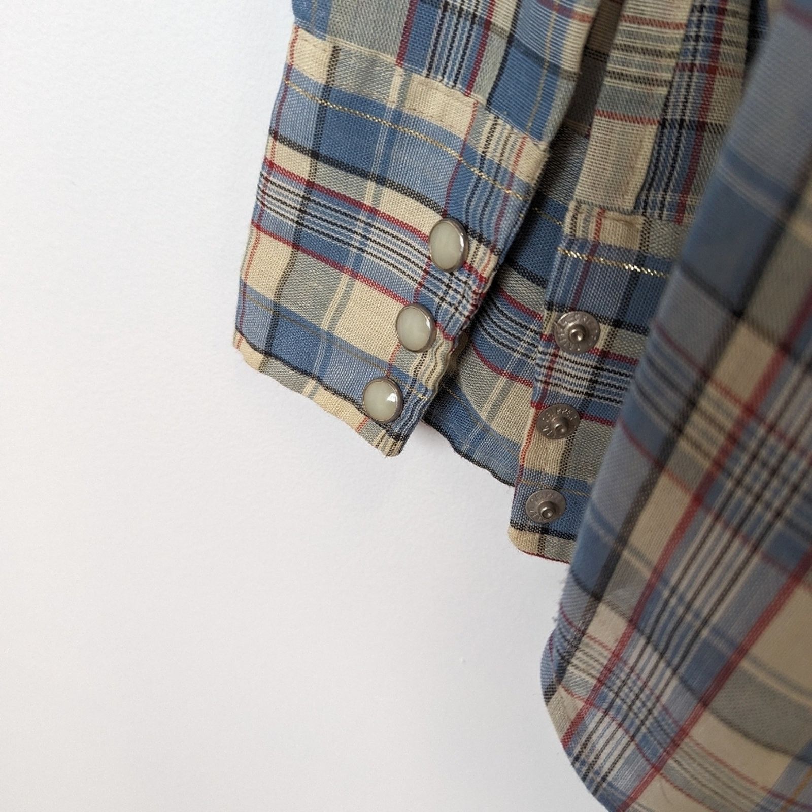 Vintage Vintage 70's Dee Dee Rangers Plaid Western Shirt - 15 Size US XS / EU 42 / 0 - 2 Thumbnail