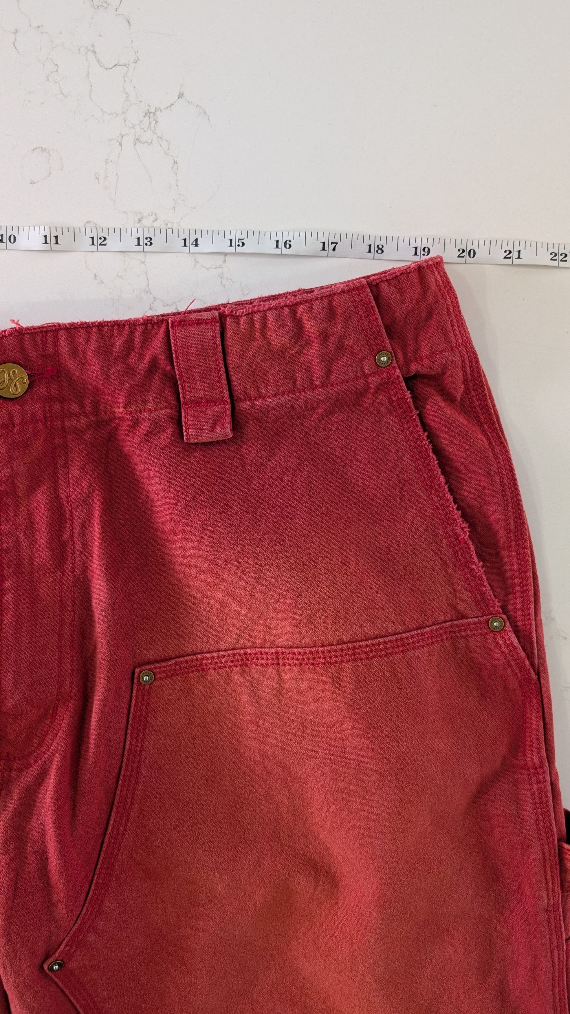 Willy Chavarria Willy Chavarria Red Workwear Toluca Pant Small Size US 38 / EU 54 - 11 Thumbnail