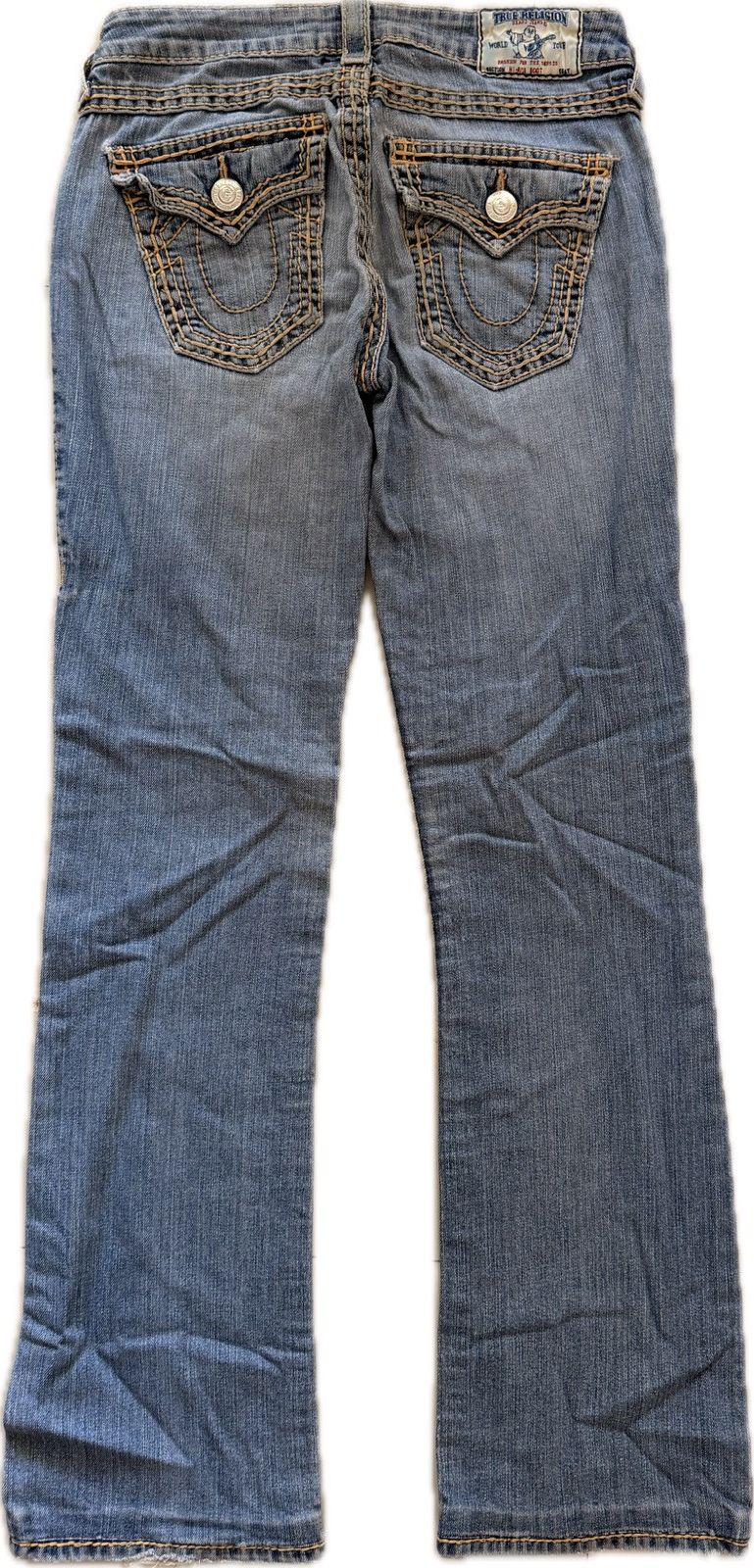 True Religion Hi-Rise Boot Flared Jeans Size 26" / US 2 / IT 38 - 1 Thumbnail
