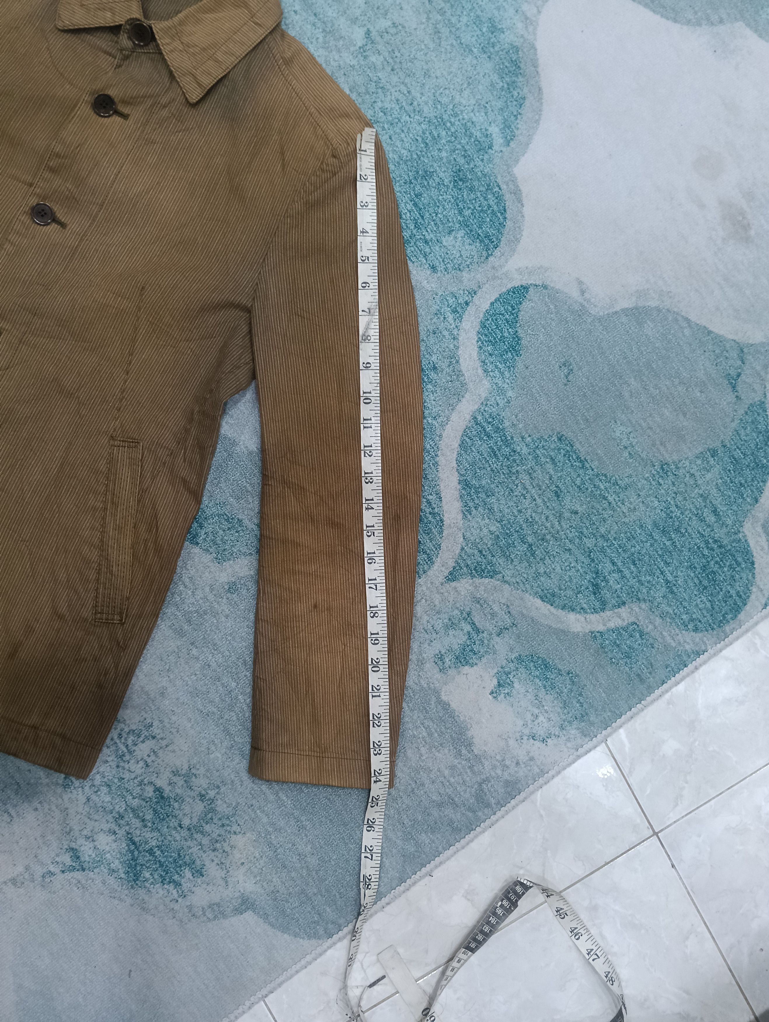 Japanese Brand × Vintage × Yohji Yamamoto All Against Risk By Yohji Yamamoto Like Simple Jacket Size US M / EU 48-50 / 2 - 15 Thumbnail