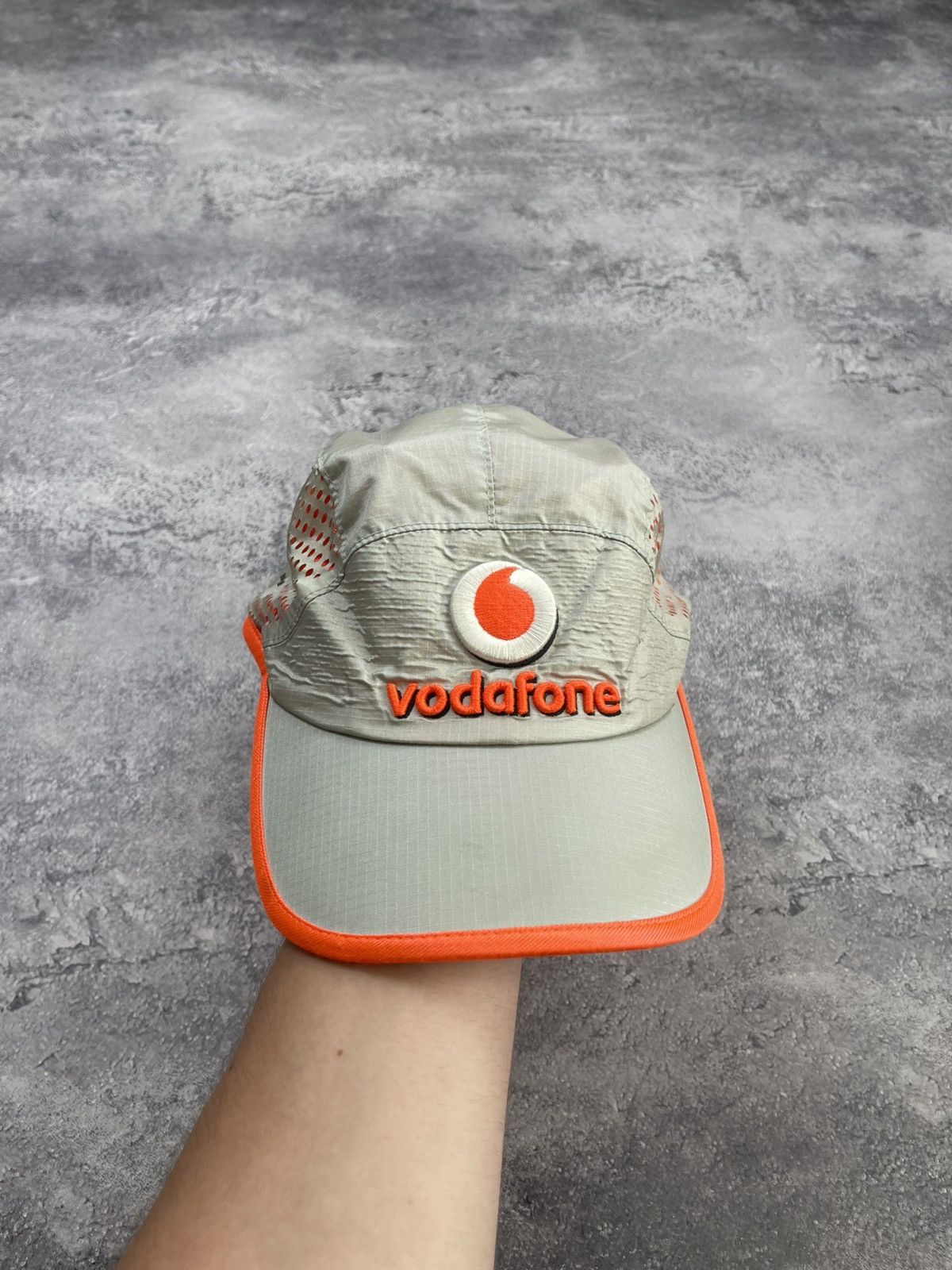Malcolm McLaren Vintage Vodafone McLaren Mercedes Racing Nylon 5-Panel Cap Size ONE SIZE - 3 Thumbnail