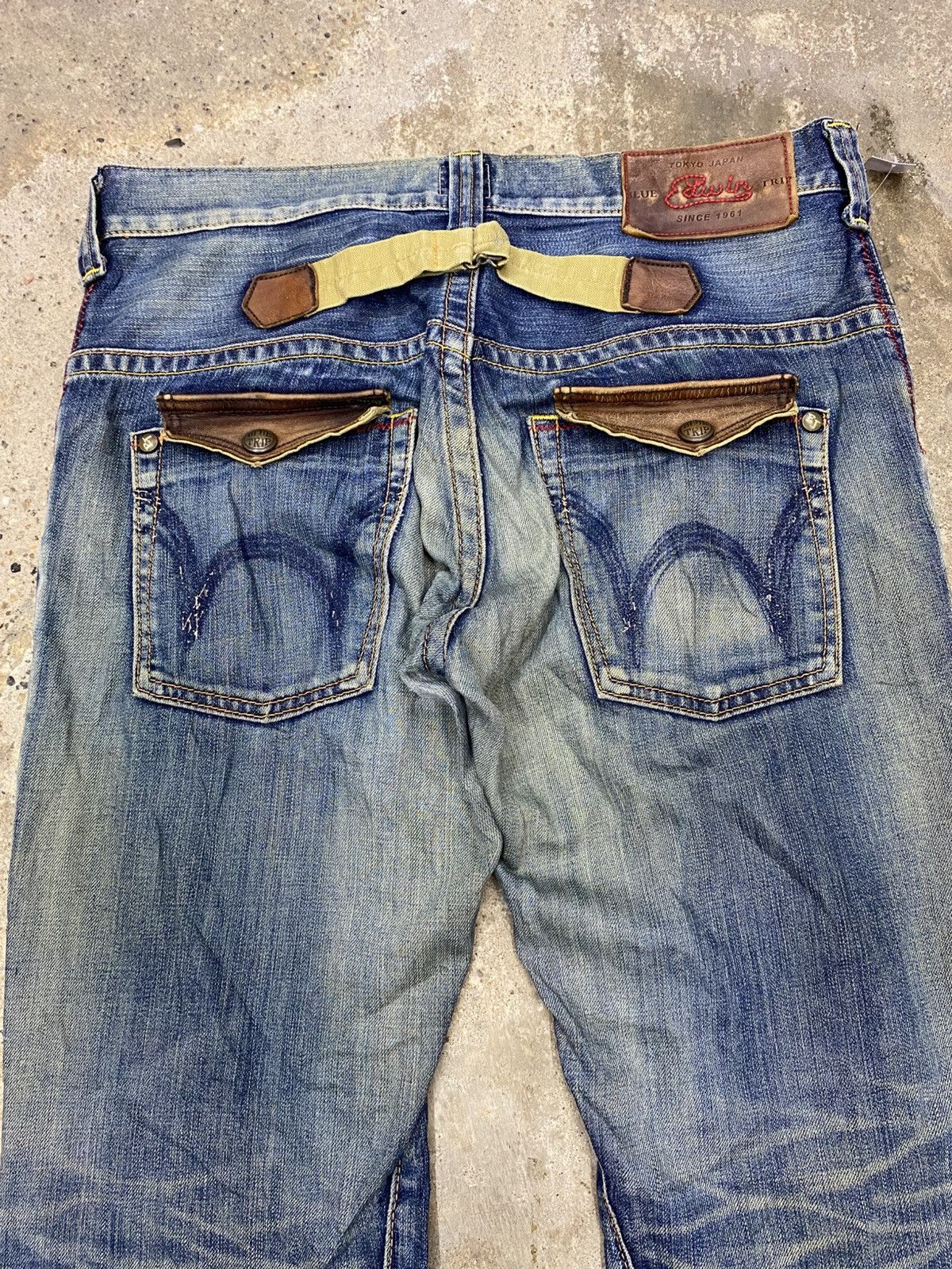 Edwin × If Six Was Nine × Japanese Brand vintage buckle back leather edwin western vintage style Size US 34 / EU 50 - 7 Thumbnail