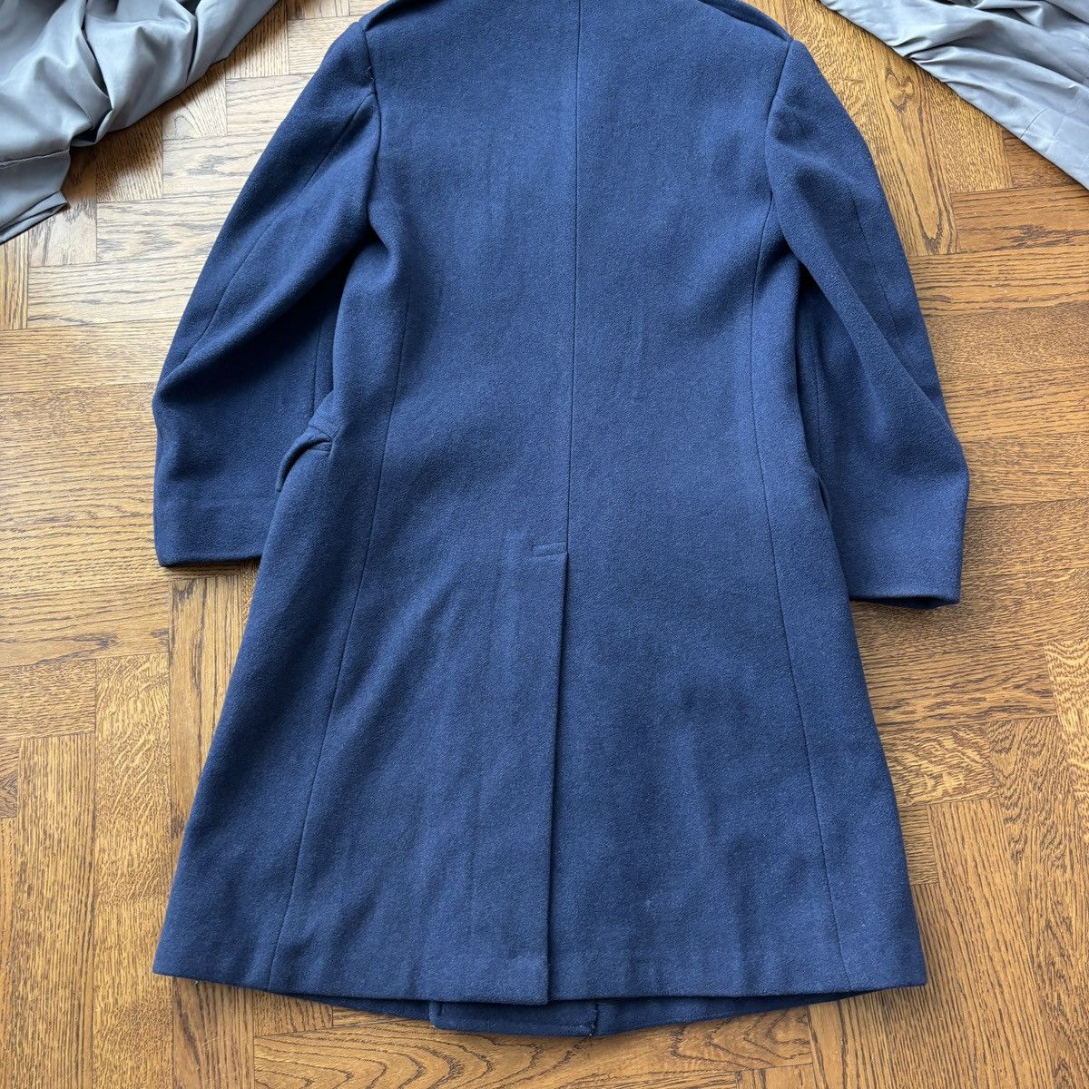 Vintage 1960s USAF Overcoat Vintage Wool Jacket Pembroke Trench 60s Size US S / EU 44-46 / 1 - 10 Thumbnail