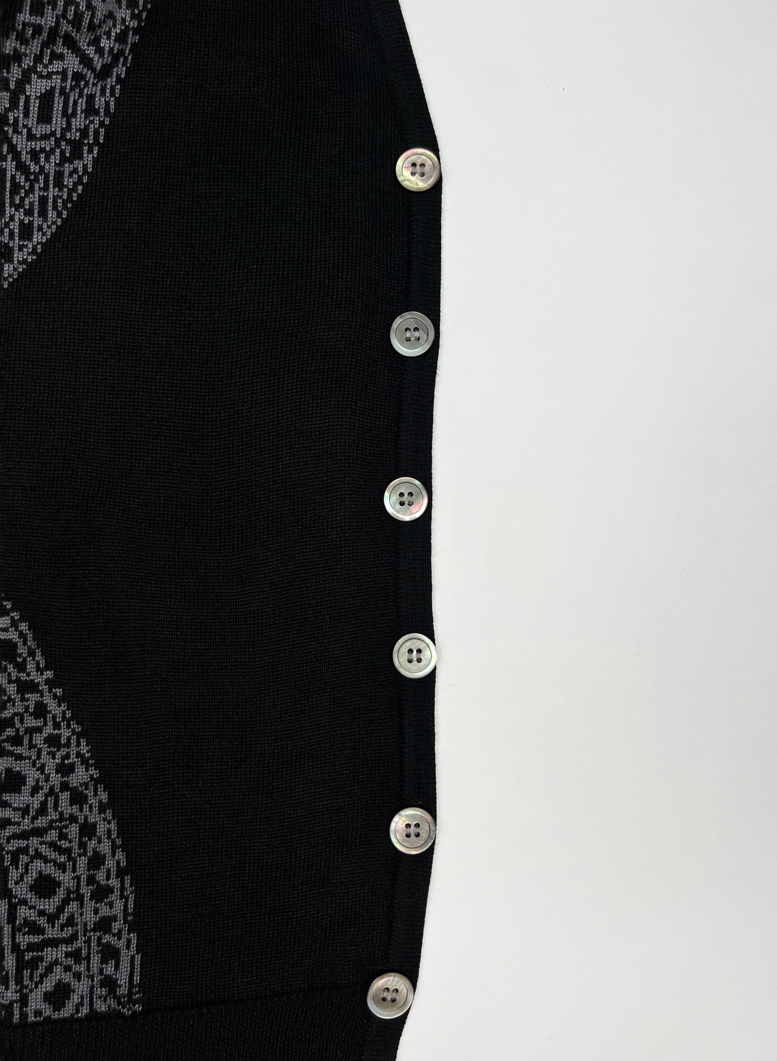 Alexander McQueen F/W 2010 SKULL WOOL KNIT CARDIGAN SWEATER - EXTREMELY RARE - Size US L / EU 52-54 / 3 - 11 Thumbnail