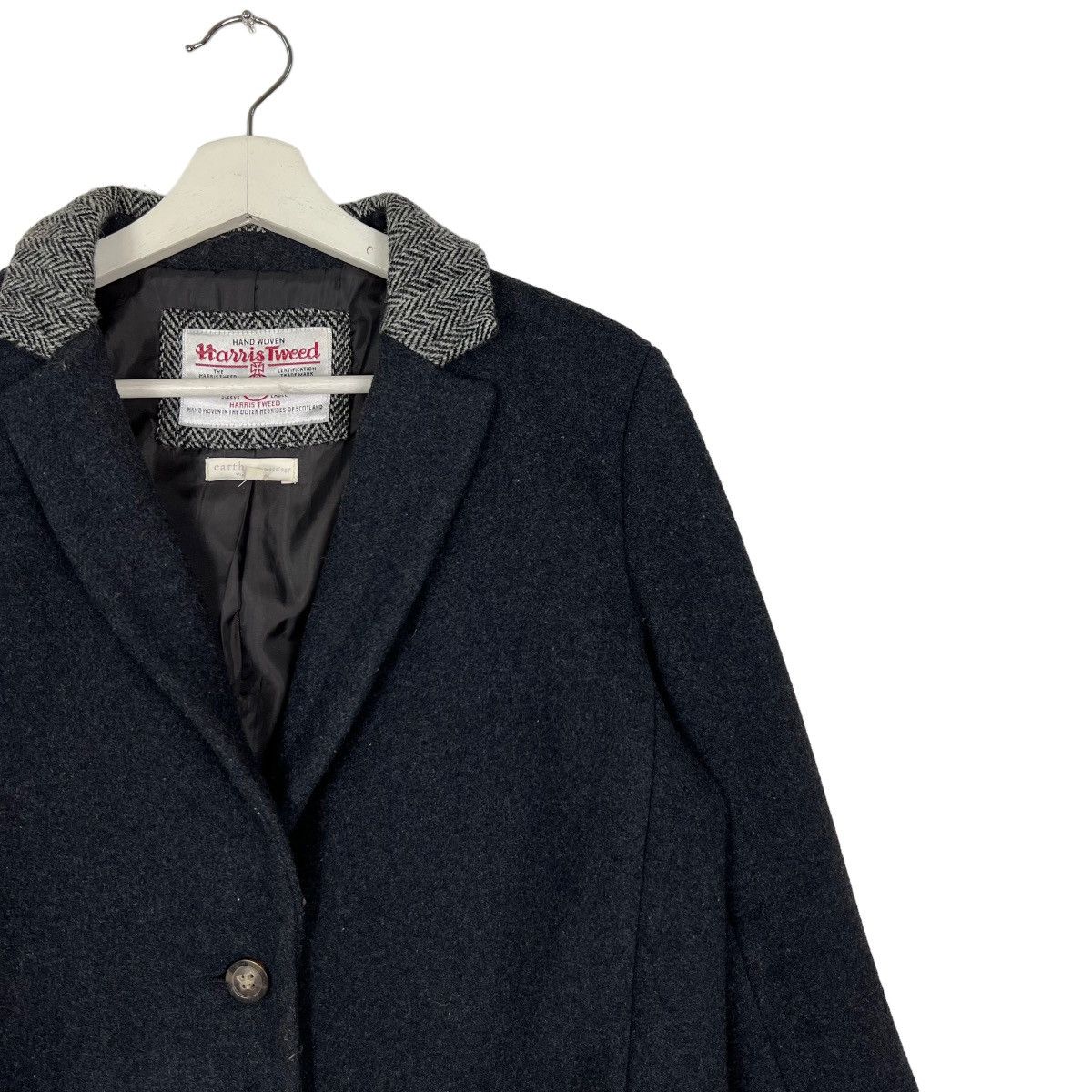Harris Tweed 🔥 HARRIS TWEED EARTH MUSIC & ECOLOGY VIOLET LABEL COAT Size US S / EU 44-46 / 1 - 4 Thumbnail