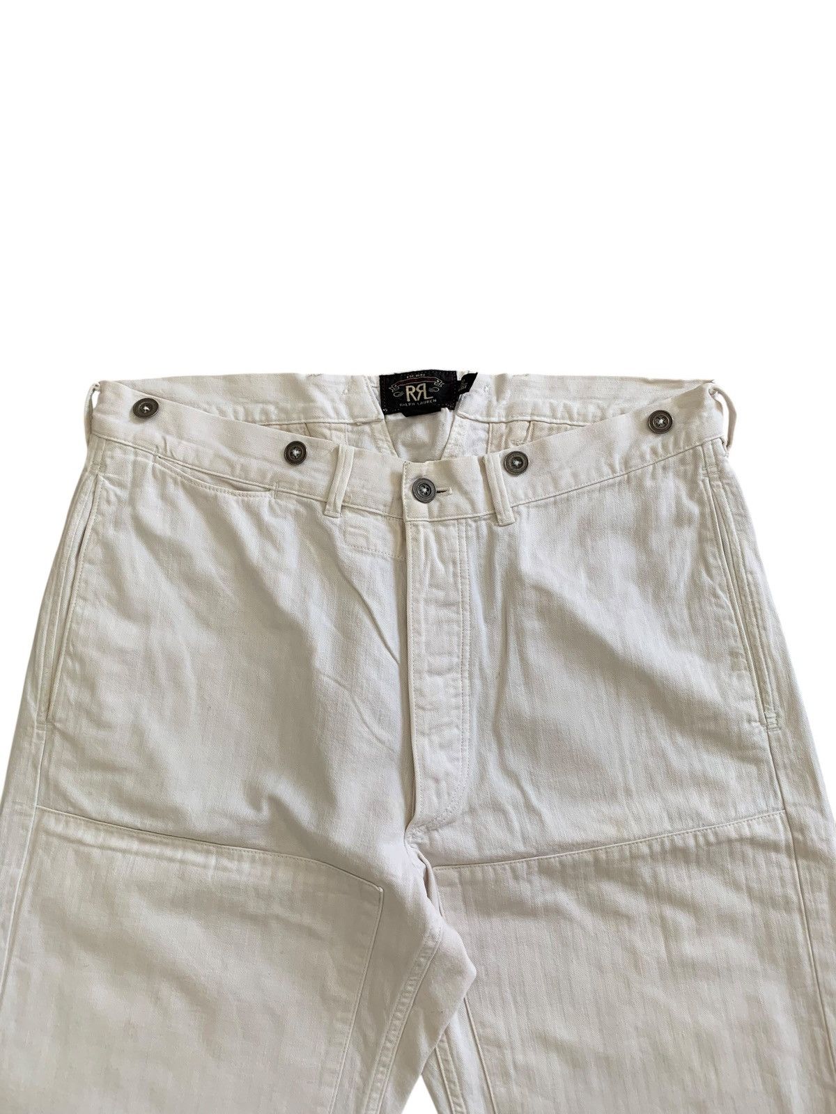 RRL Ralph Lauren RRL Military Double Knee HBT Buckle Back Pants Size US 34 / EU 50 - 2 Thumbnail