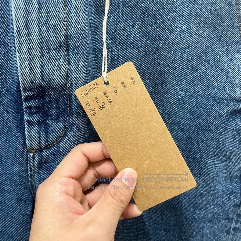 Loewe Loewe Logo High-Waist Wide Leg Jeans Size 42" / US 20 - 5 Thumbnail
