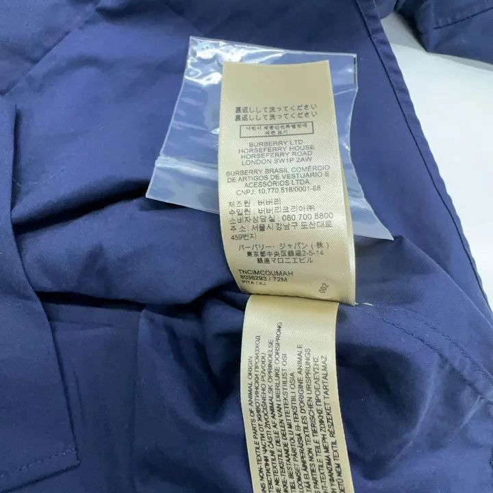 Burberry Burberry Burberry Men's Navy Long Sleeve Shirt-2507 Size US S / EU 44-46 / 1 - 6 Thumbnail