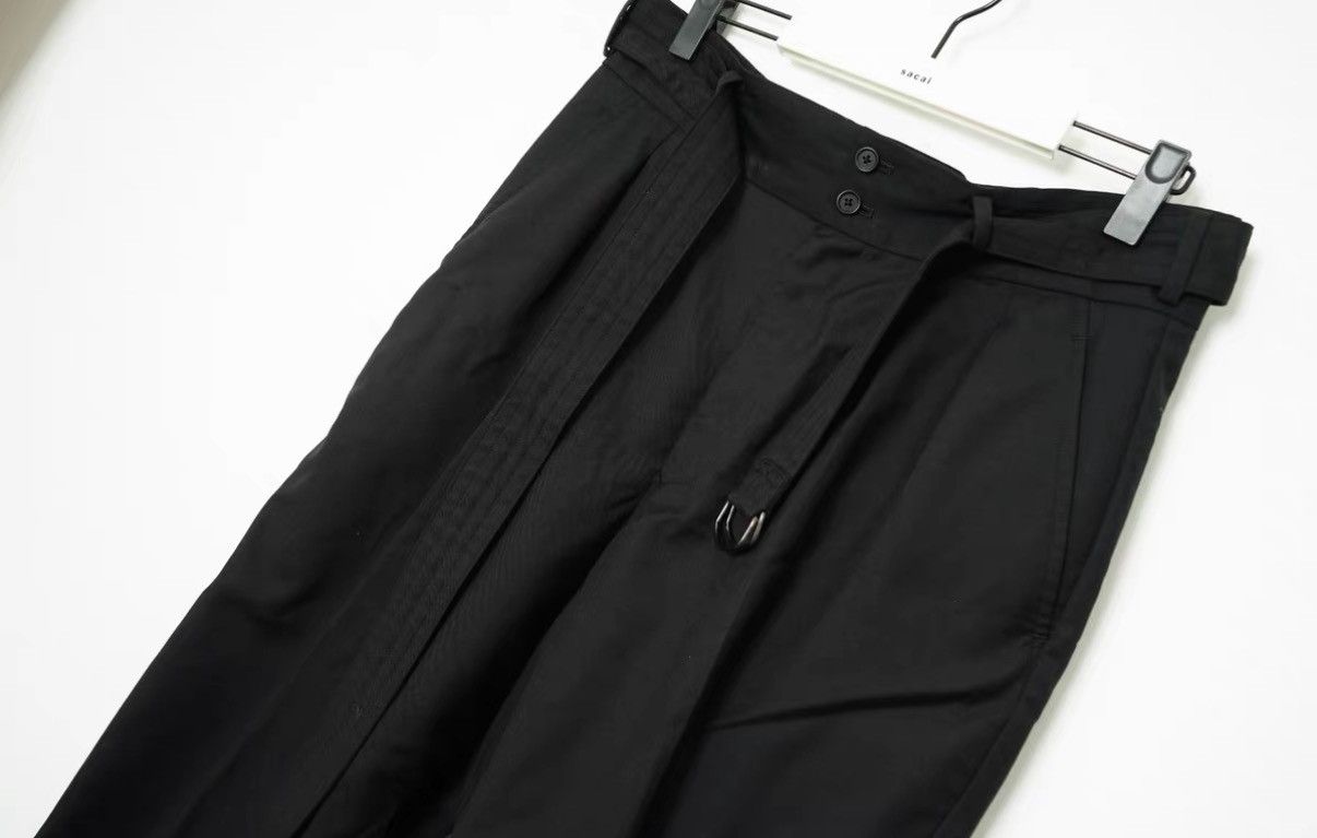 Yohji Yamamoto Yohji Yamamoto Wide-Leg Pants / Culottes, Wool Blend Size US 34 / EU 50 - 3 Thumbnail
