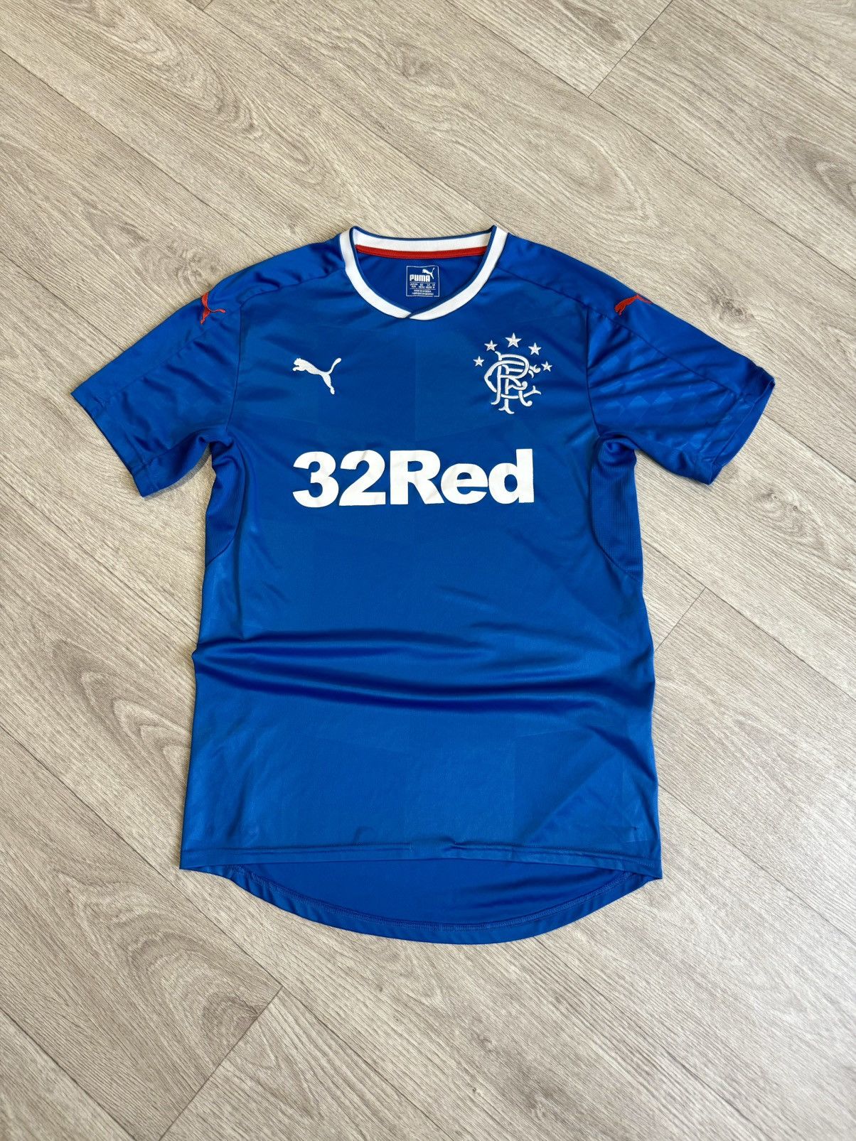 Puma × Vintage 🔷Puma Glasgow Rangers 2016/17 Soccer jersey🔷 Size US M / EU 48-50 / 2 - 1 Thumbnail