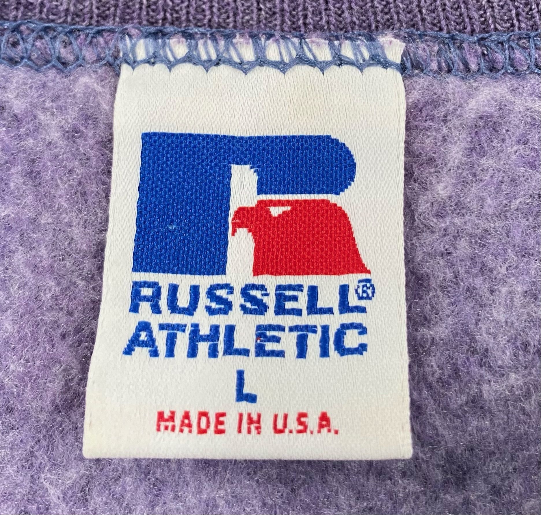 Russell Athletic 90’s Russell Athletic Faded Purple Blank Sweatshirt Large Size US L / EU 52-54 / 3 - 4 Thumbnail